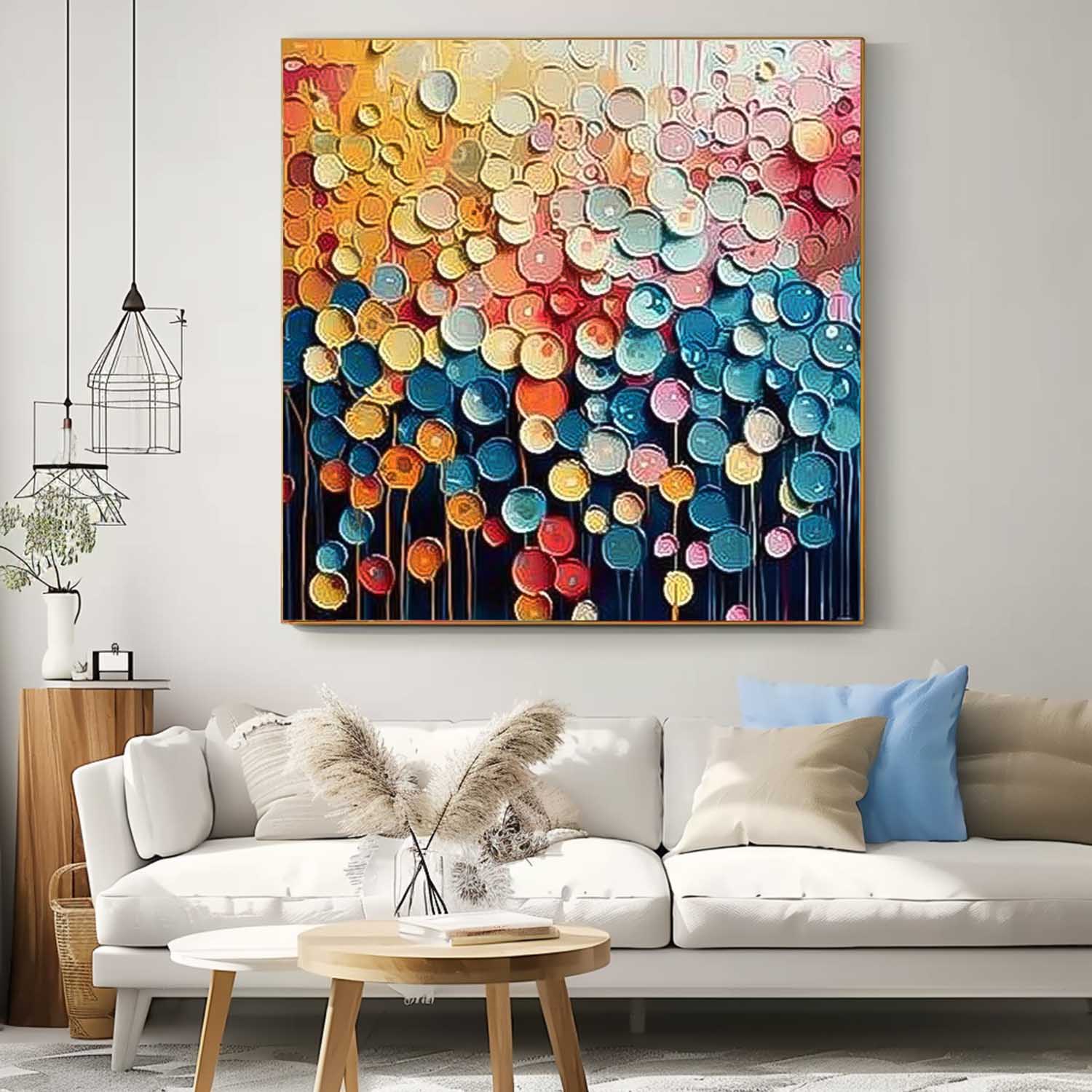 Wall Art Lively Abstract Cheerful Painterly