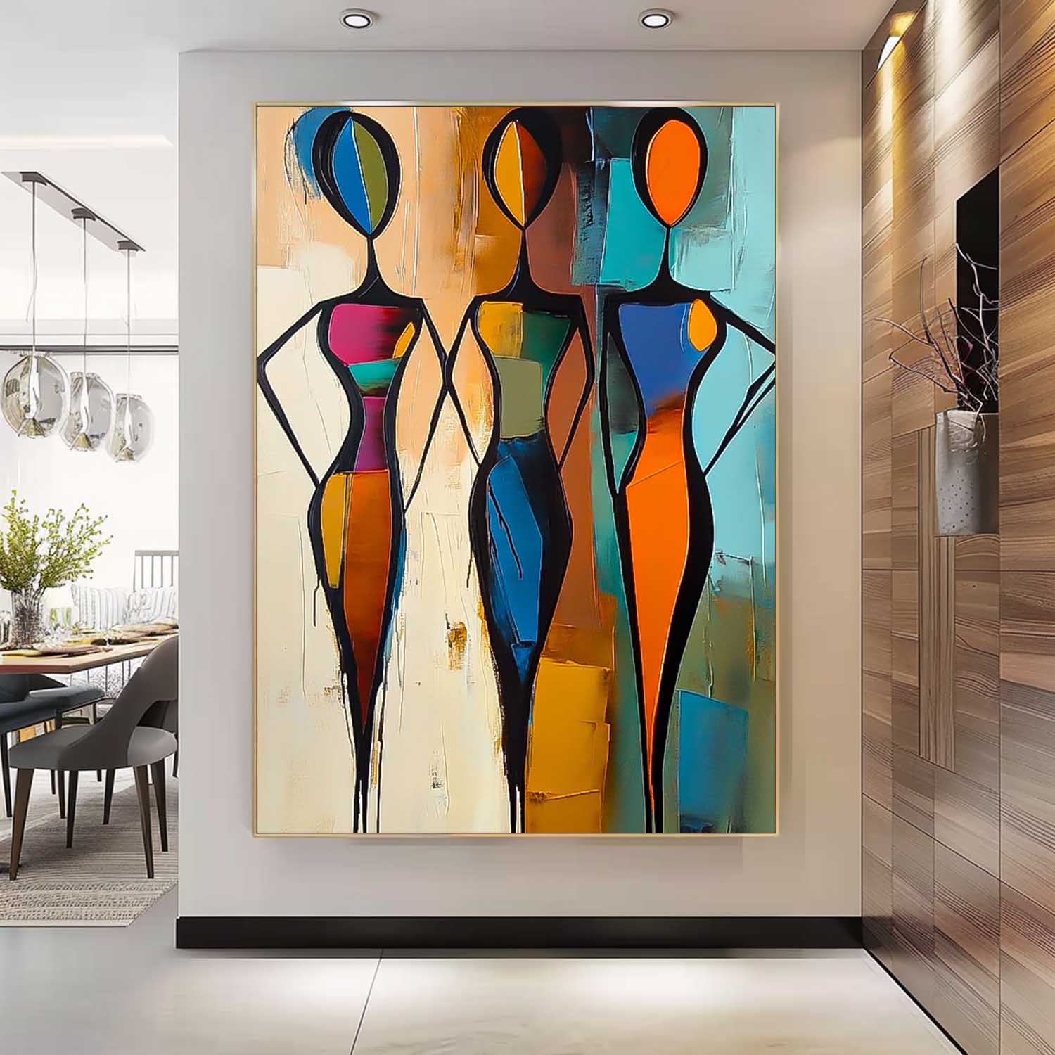 Wall Art People Modern Scandinavian Abstract