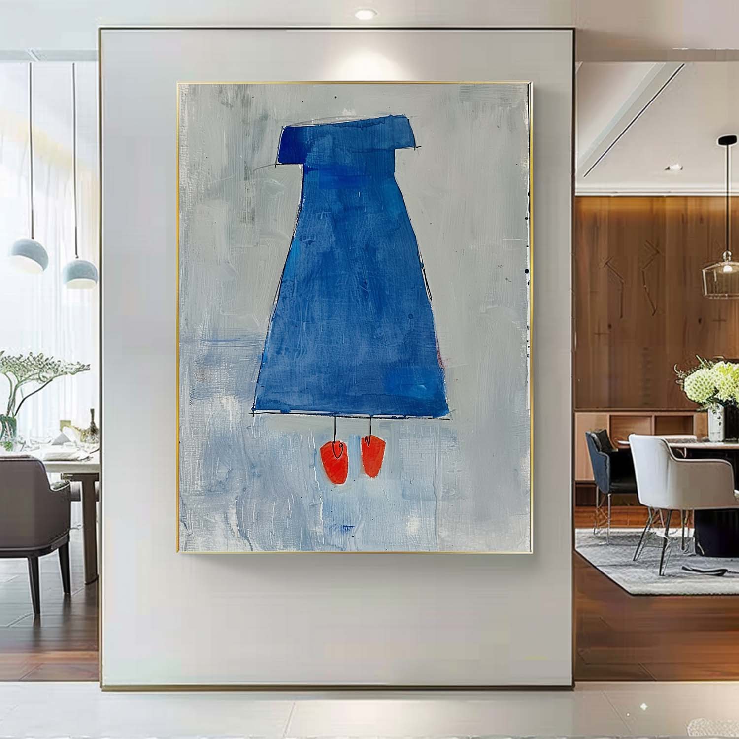 Wall Art Minimalist Abstract Modern Moody