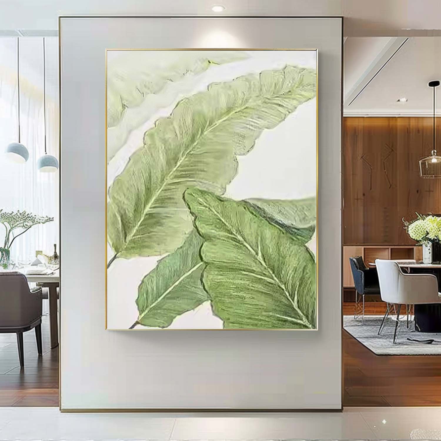Wall Art Flower Leaf Still Life Nature Decor