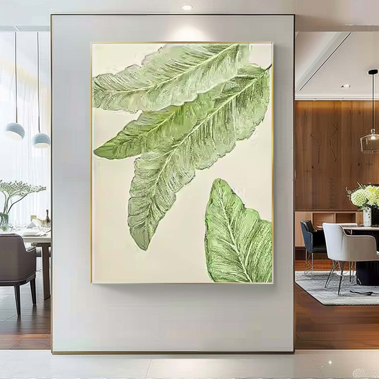 Wall Art Flower Botanical Painterly Modern