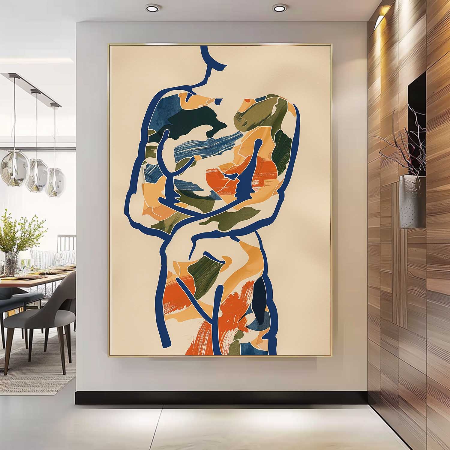 Wall Art Figurative Minimalist Abstract Line