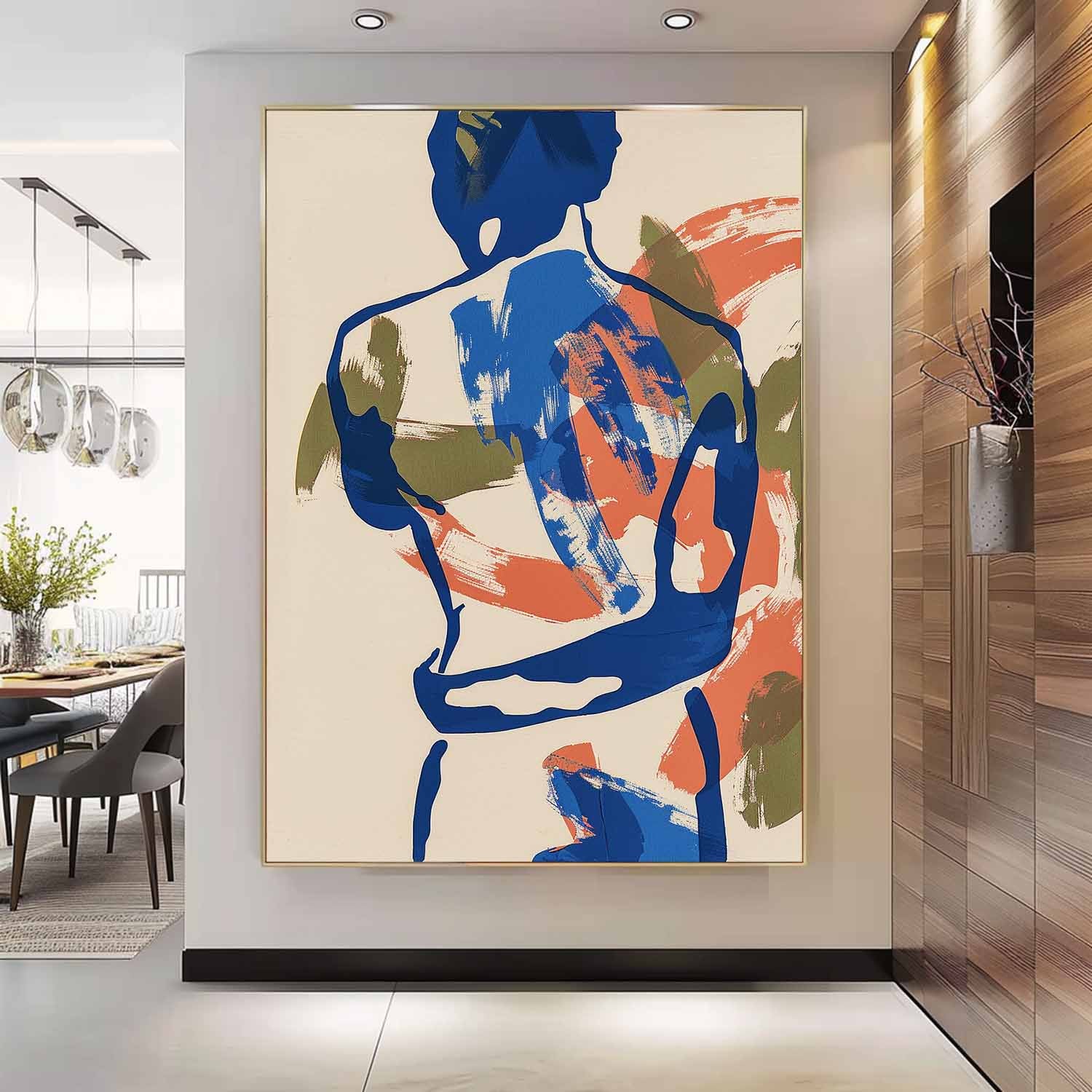 Wall Art People Playful Organic Artistic