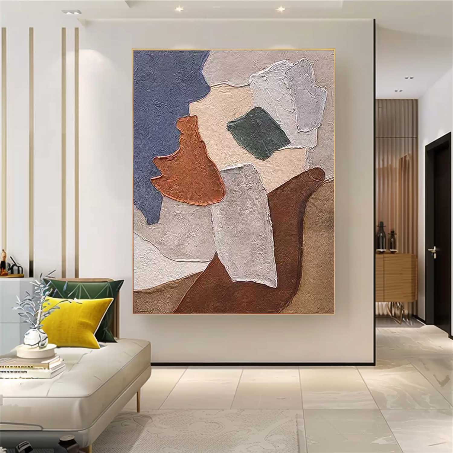 Abstract Canvas Art AB543 - Neutralighting