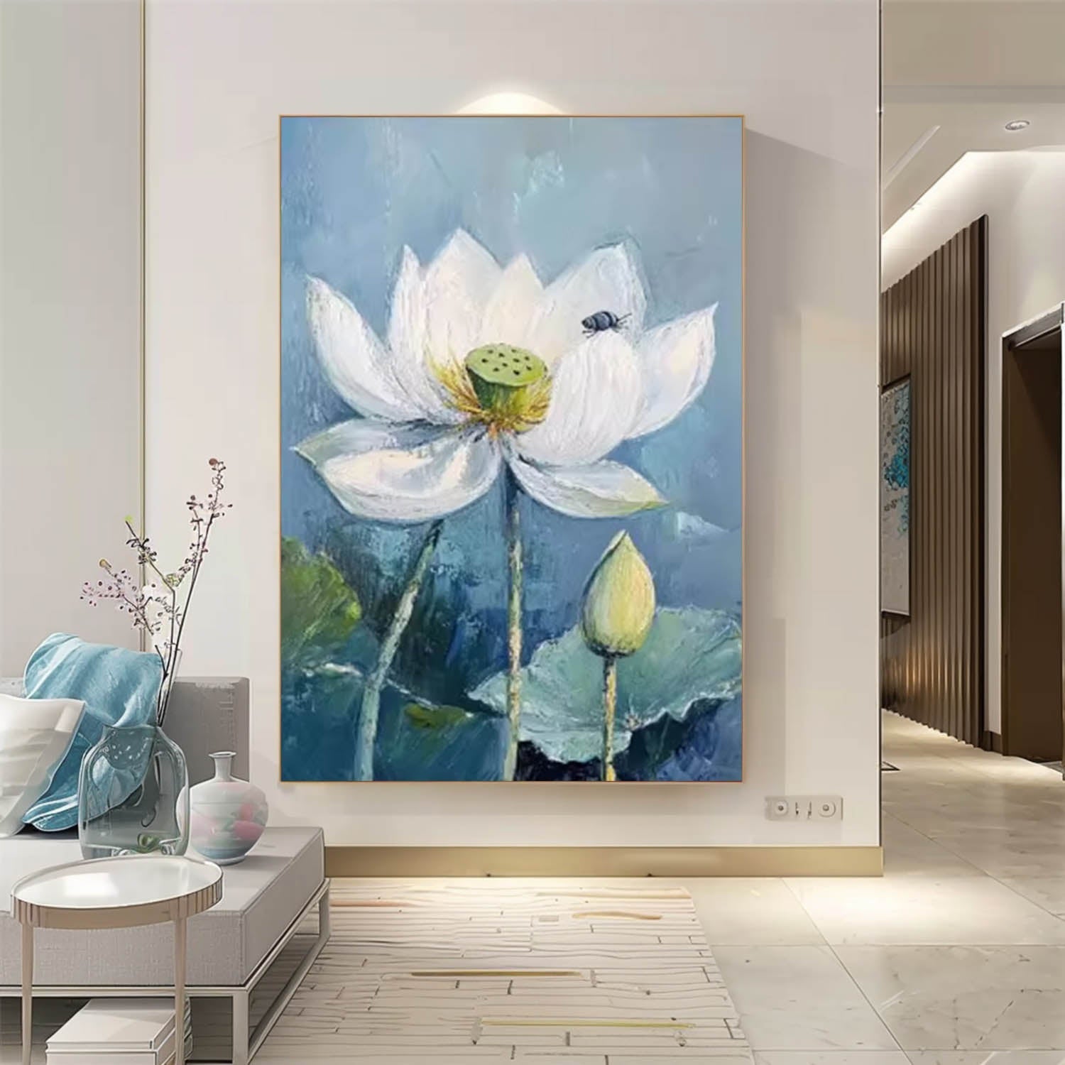 Flower Canvas Art FL219 - Neutralighting