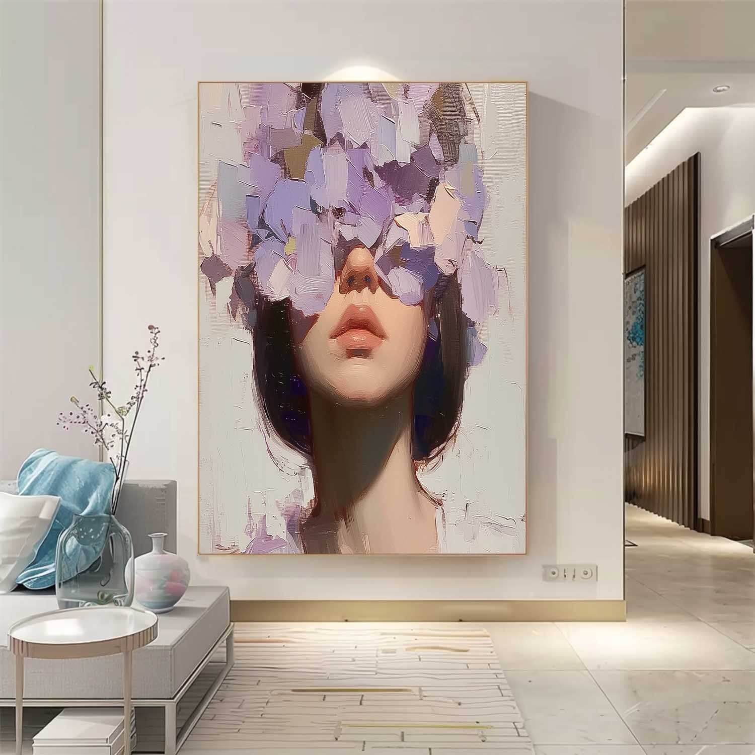 Wall Art Soft People Contemporary Serene