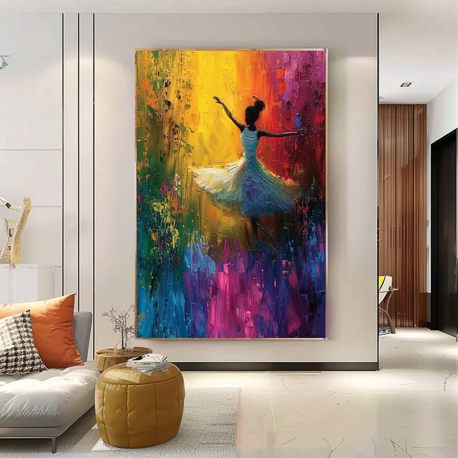 Wall Art Impasto Expressionist Figurative