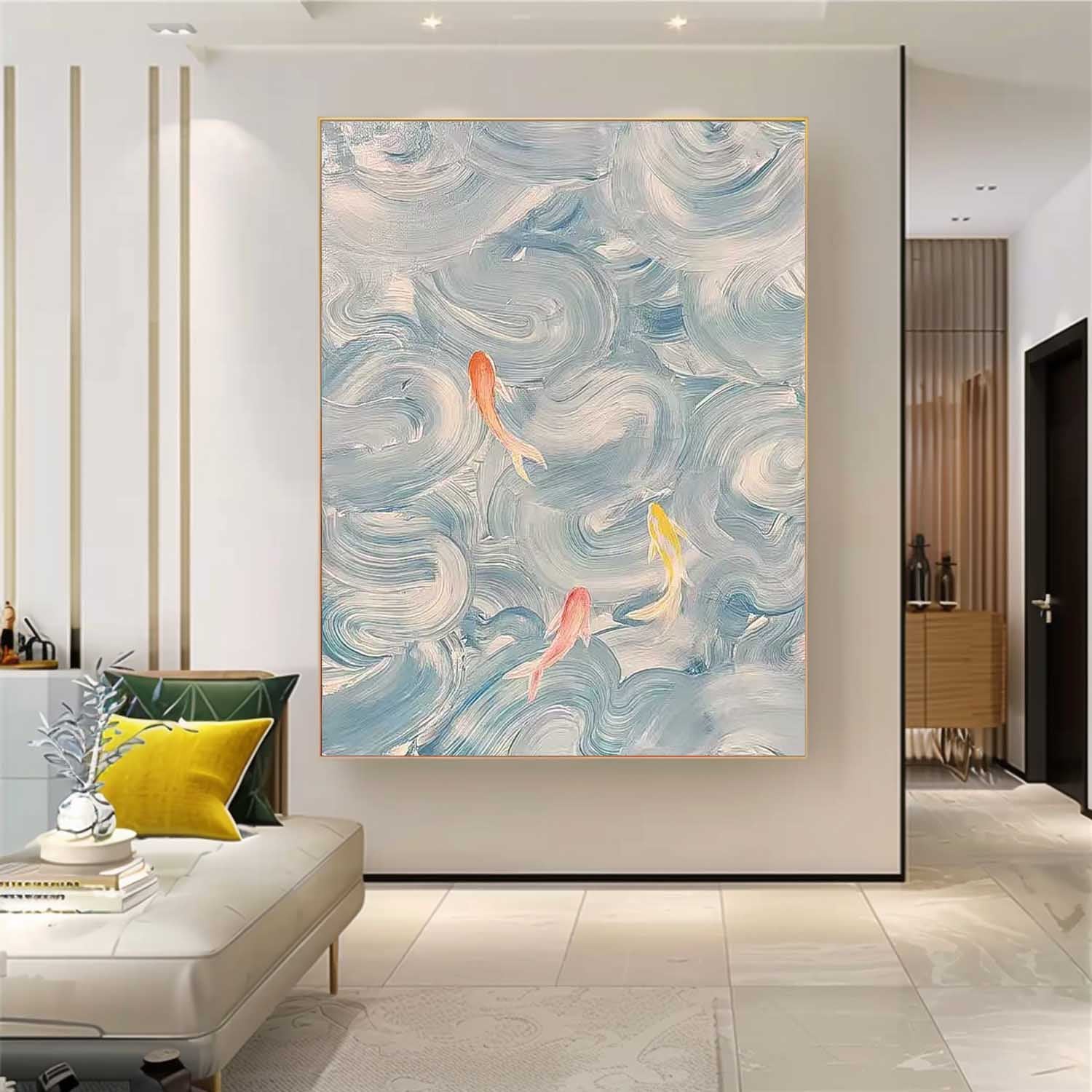 Wall Art Abstract Impressionist Zen Atmosphere