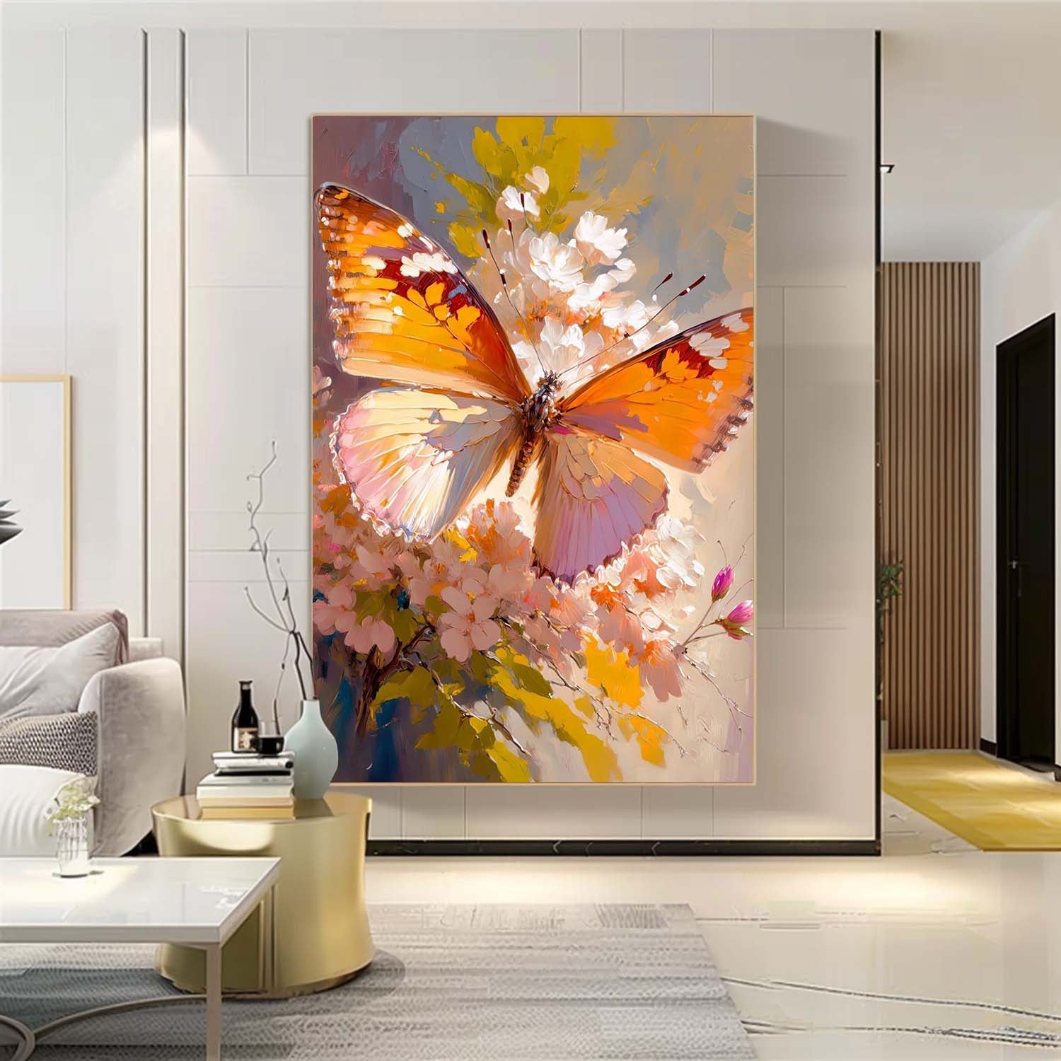 Wall Art Animal Whimsical Butterfly Design