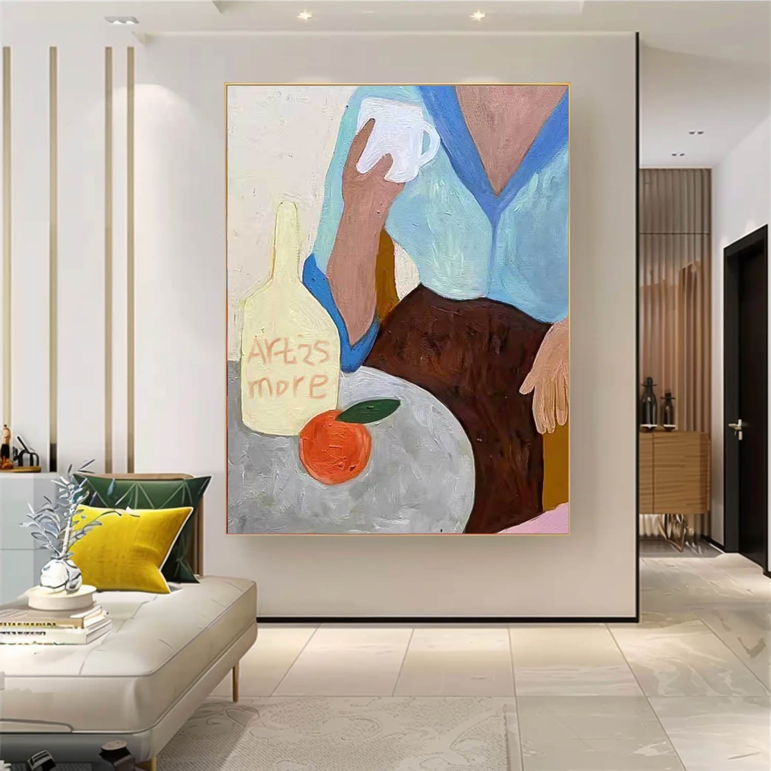 Wall Art People Still Life Figure Cozy Atmosphere