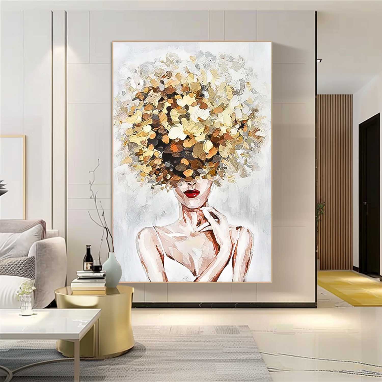 Wall Art Floral People Ethereal Serene