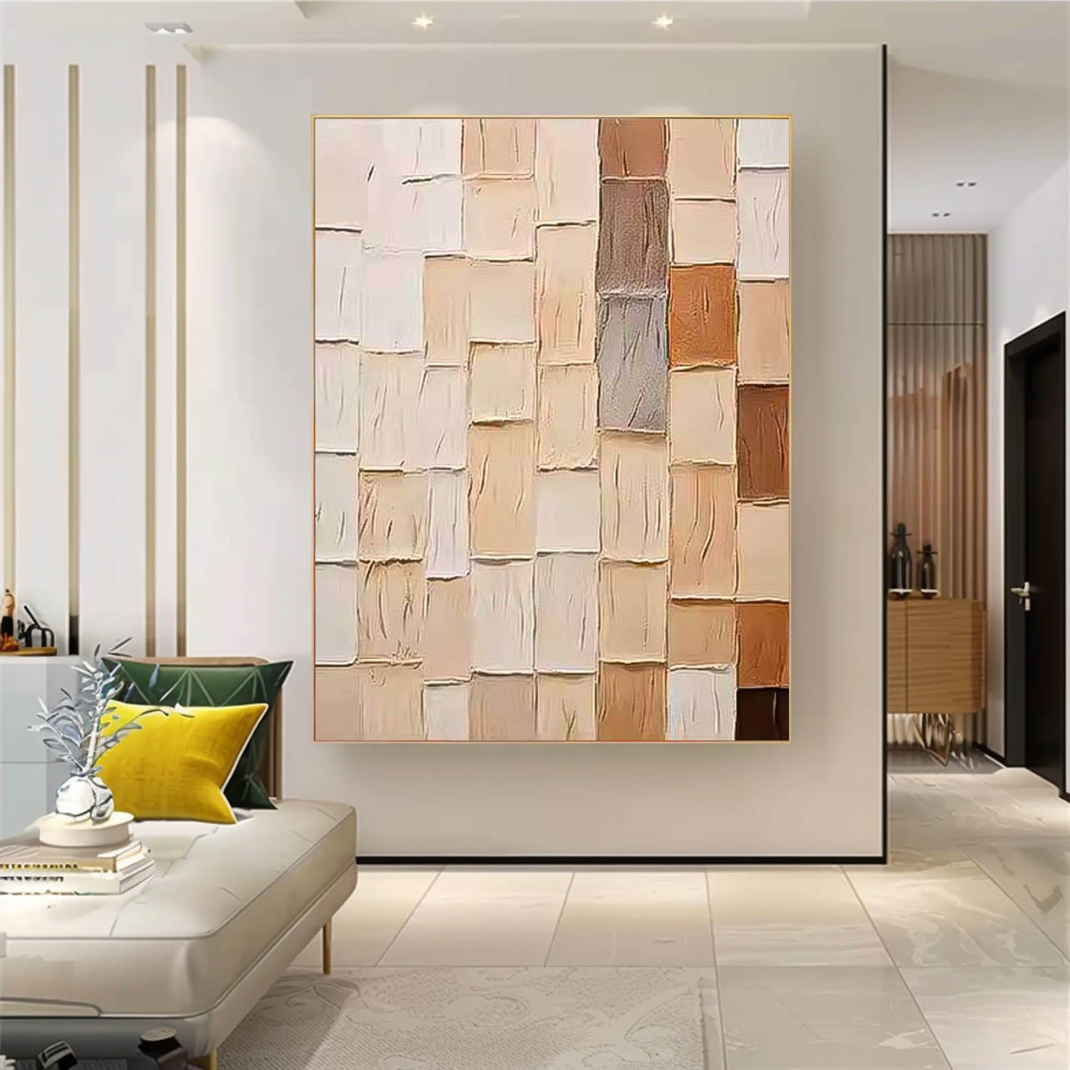 Wall Art Symmetrical Geometric Modern Abstract