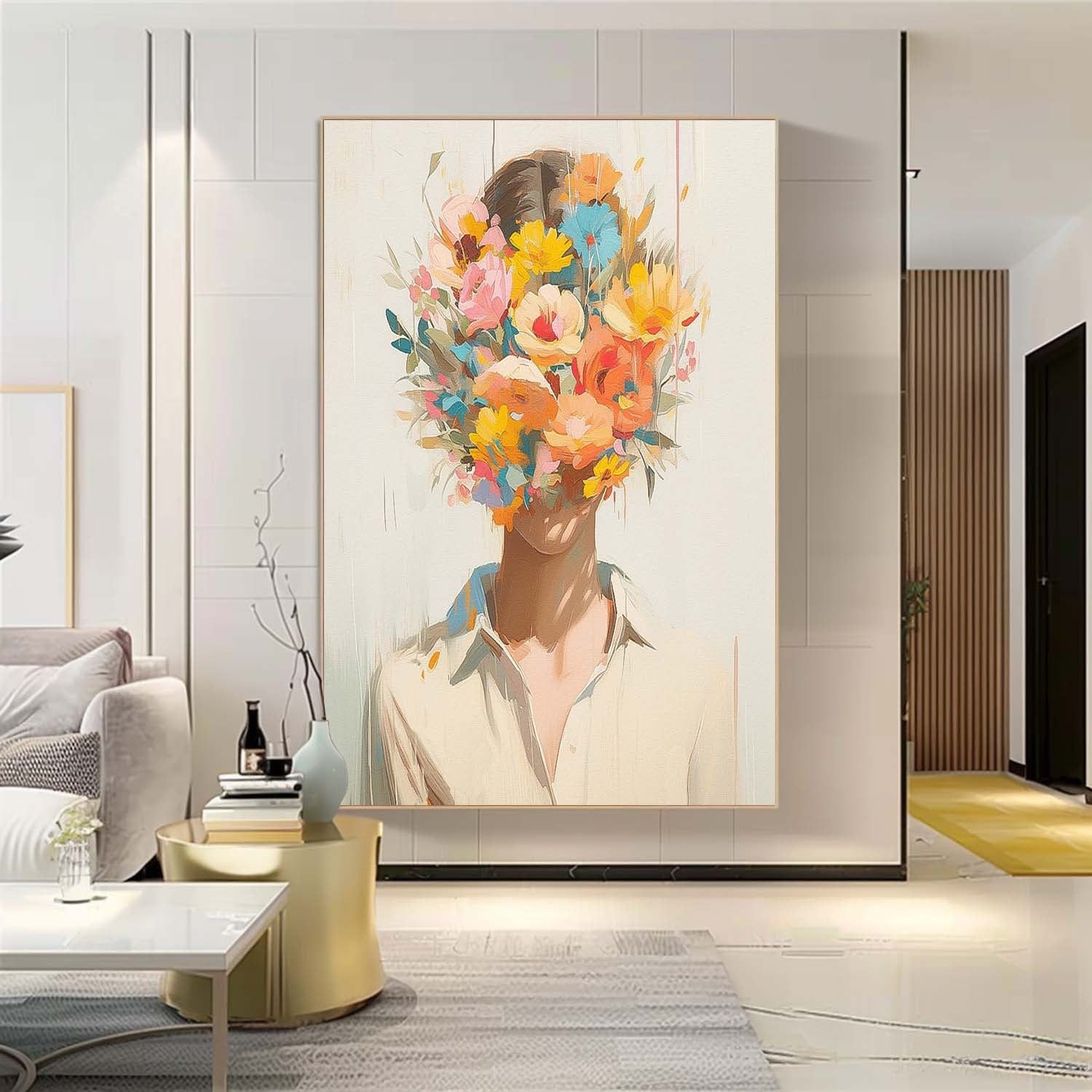Wall Art People Emotional Scene Elegant