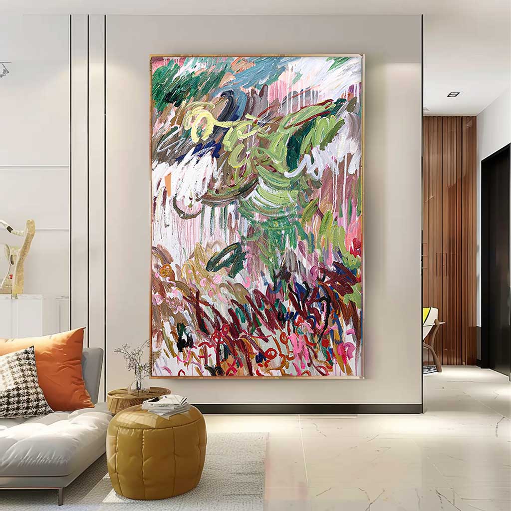 Wall Art Abstract Dense Energetic Dynamic