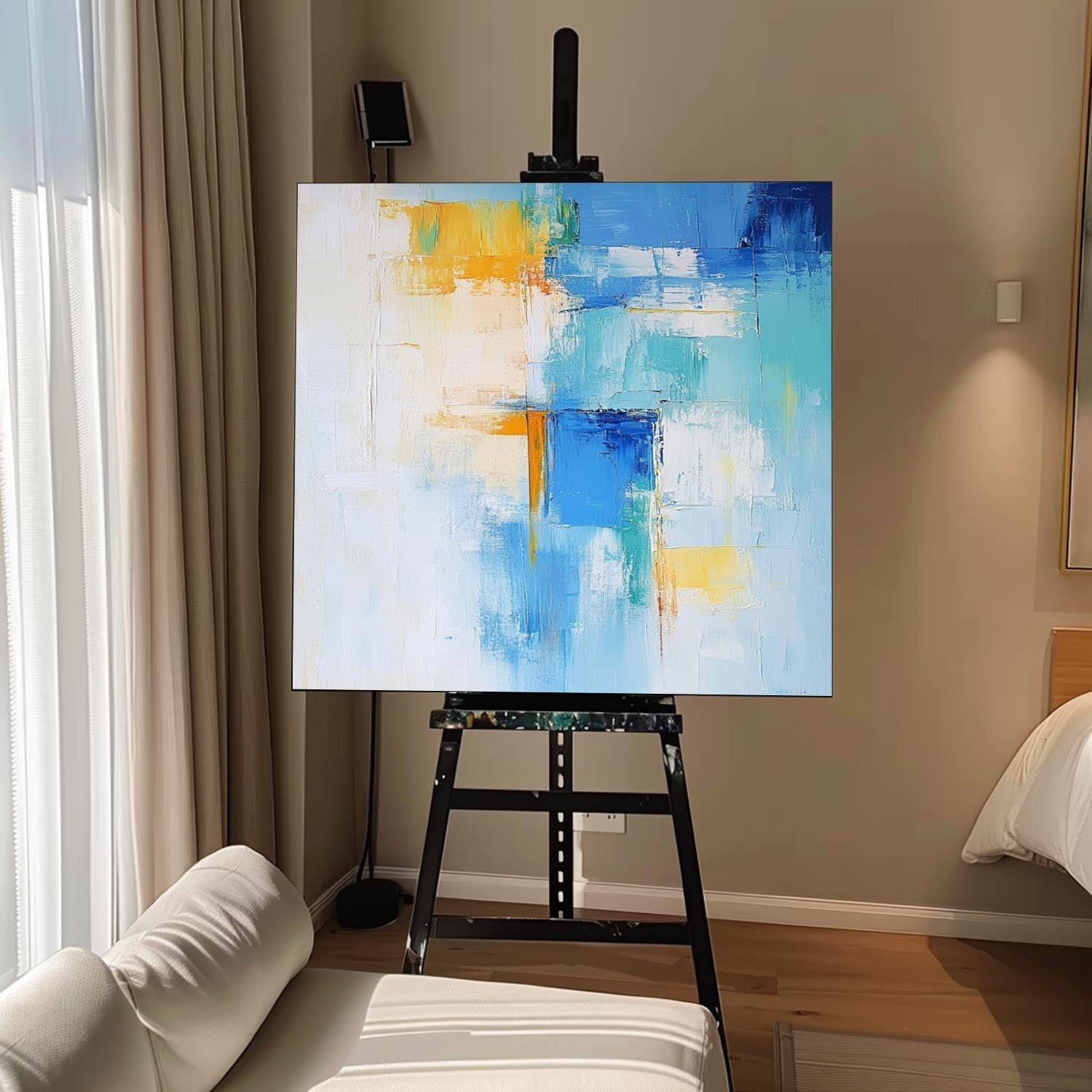 Abstract Canvas Art AB606 - Neutralighting