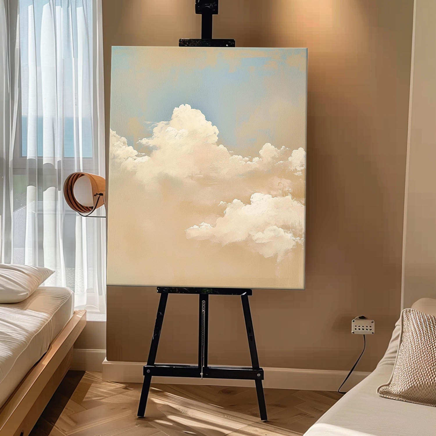 Wall Art Landscape Impasto Soft Cloud