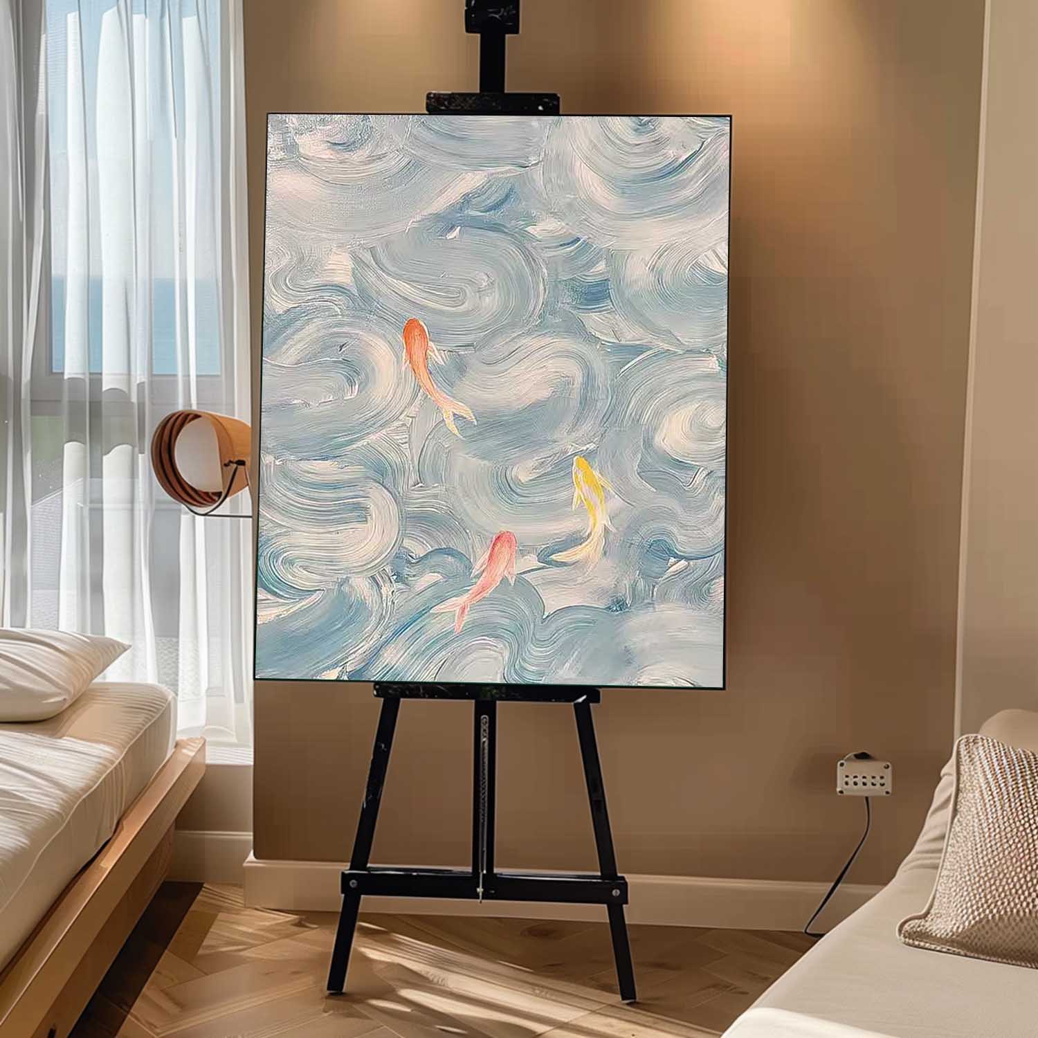 Wall Art Abstract Impressionist Zen Atmosphere