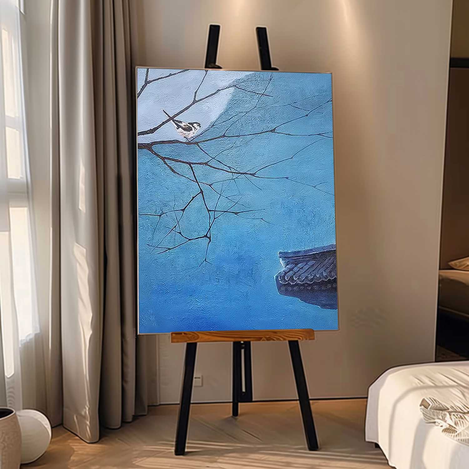 Wall Art Landscape Oriental Night Meditative Design