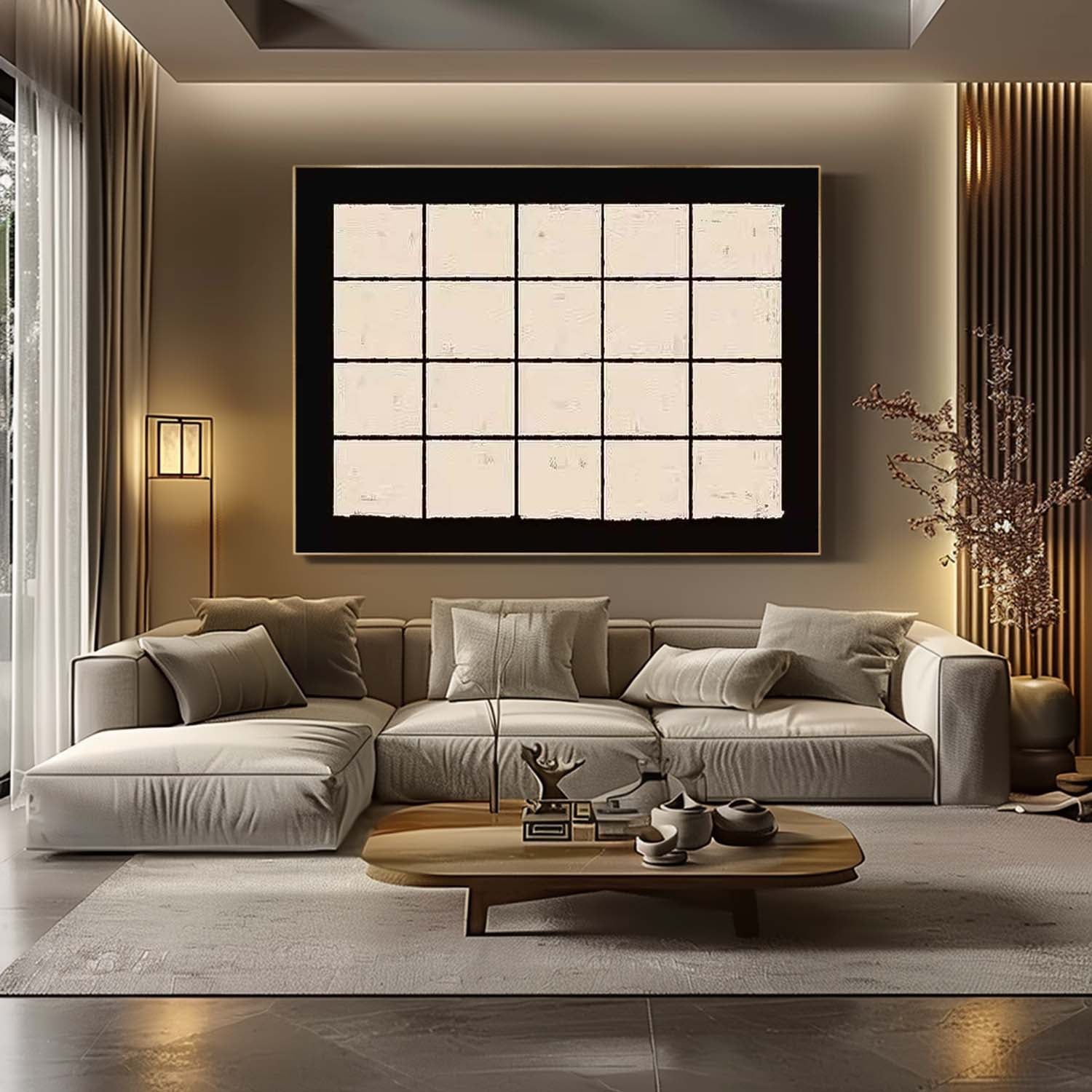 Wall Art Minimalist Contemporary Serene Neutral