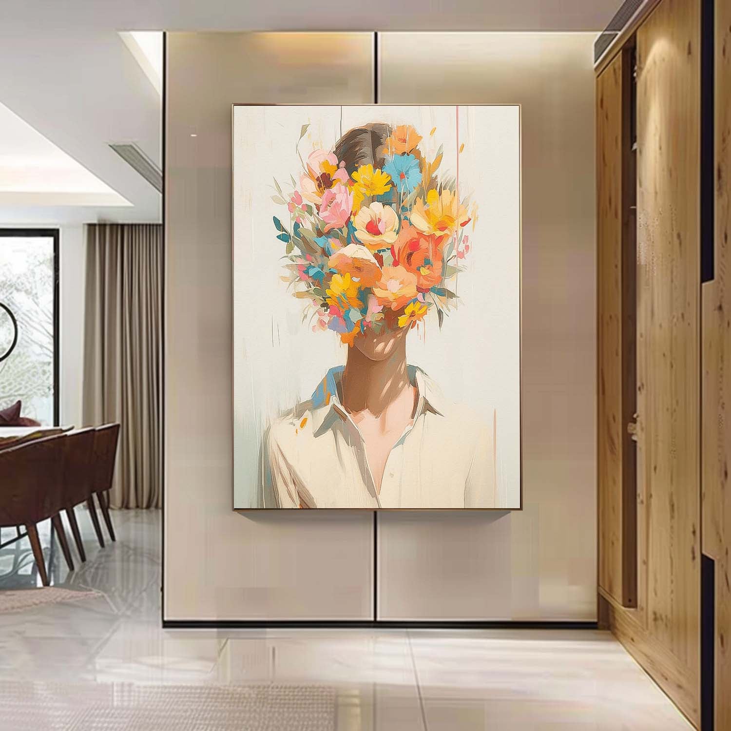 Wall Art People Emotional Scene Elegant