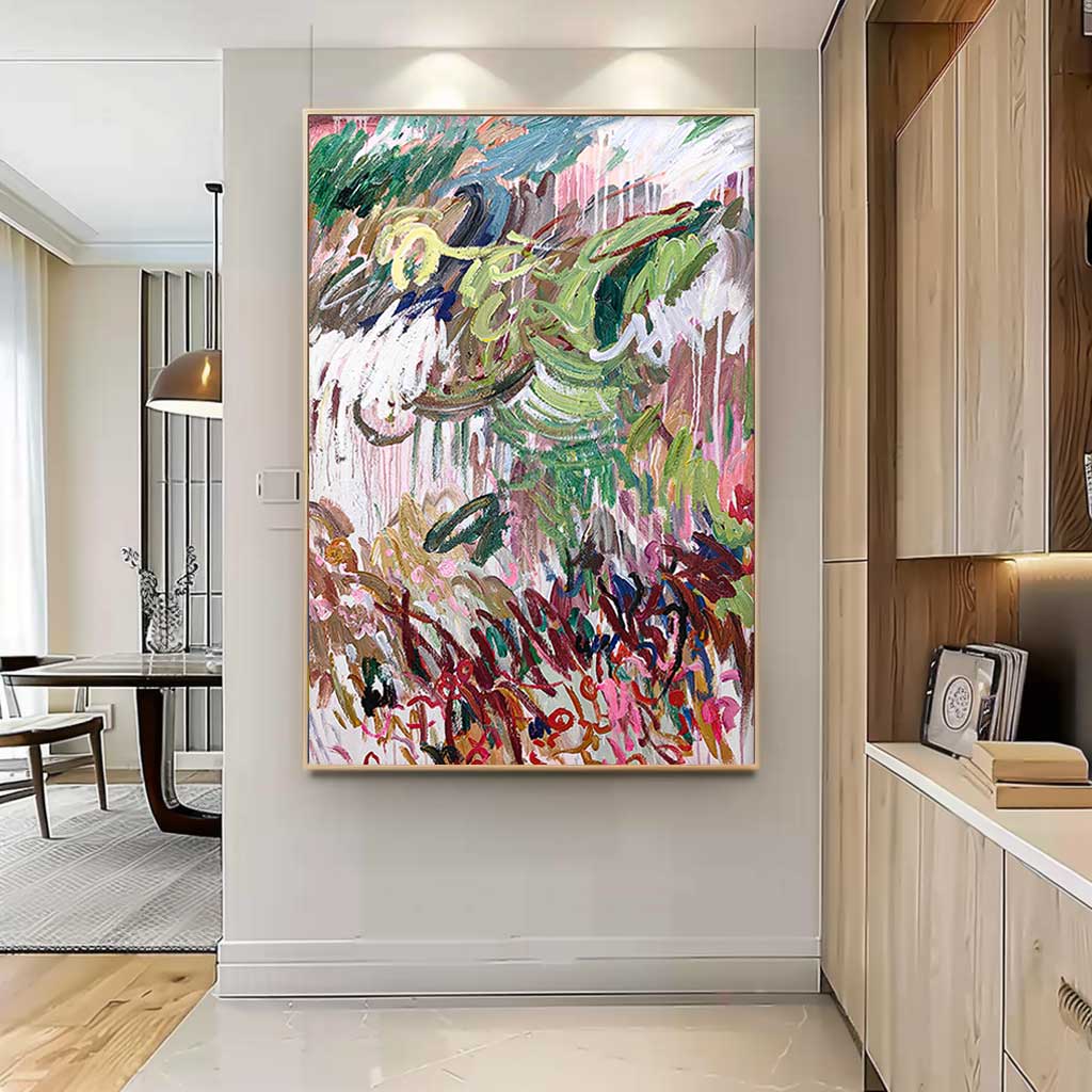 Wall Art Abstract Dense Energetic Dynamic