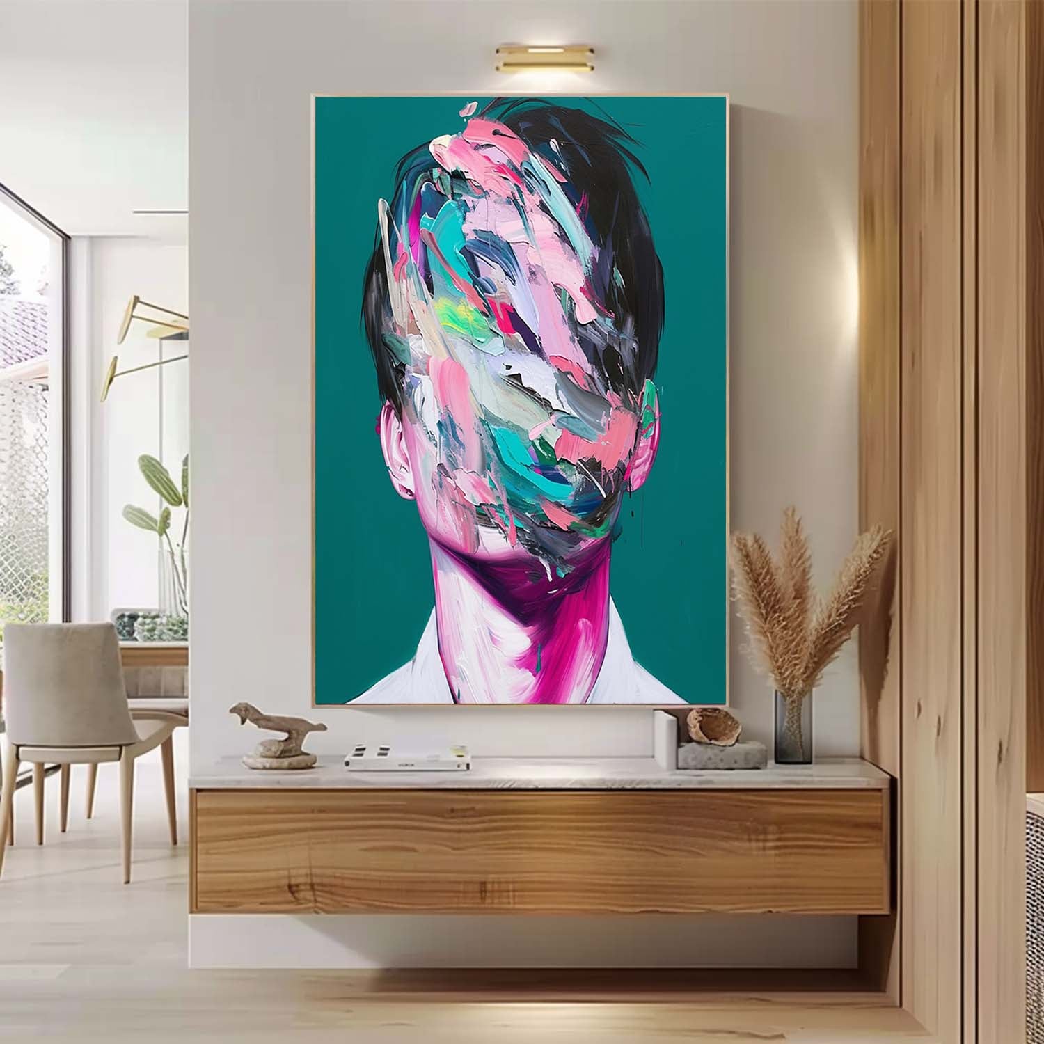 Wall Art People Expressive Abstract Design
