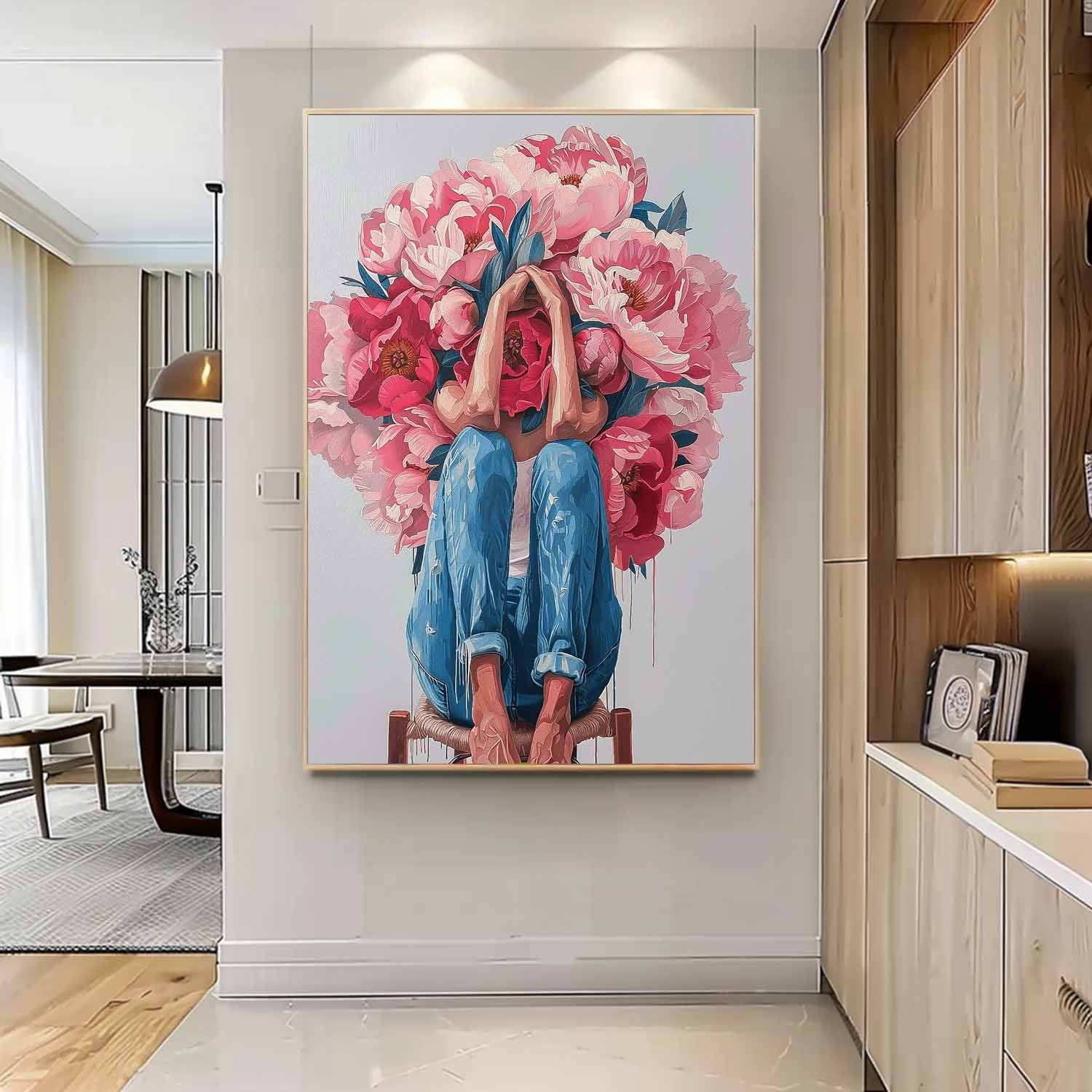 Wall Art People Expressionist Contemporary Painterly
