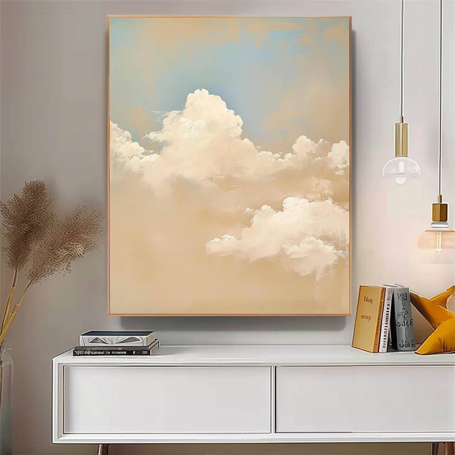 Wall Art Landscape Impasto Soft Cloud