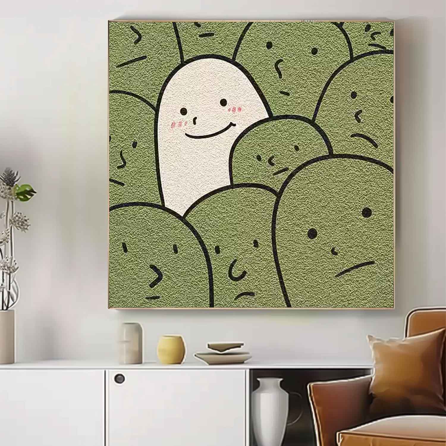 Wall Art Minimalist Playful Edgy Modern