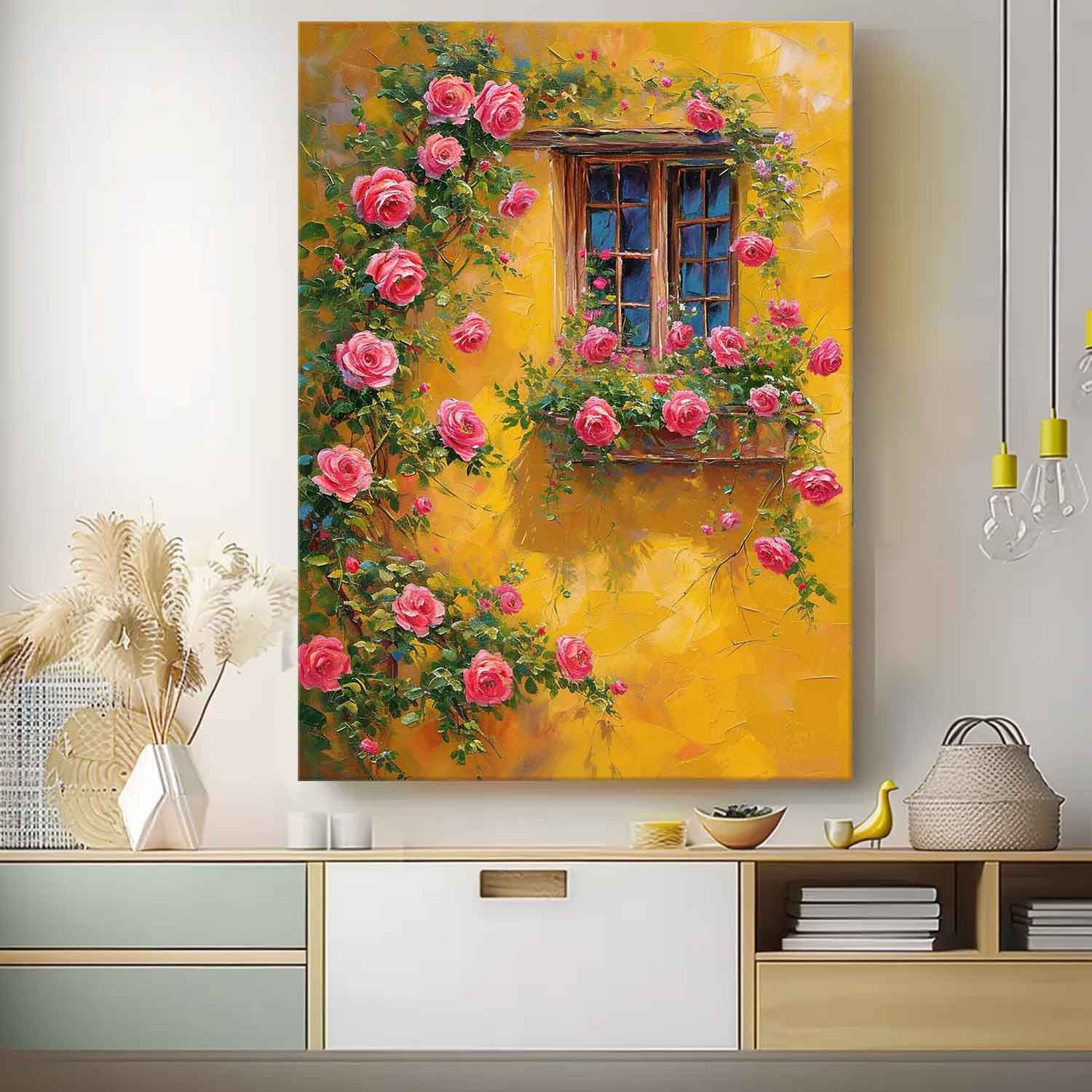 Wall Art Flower Romantic Artistic Atmosphere