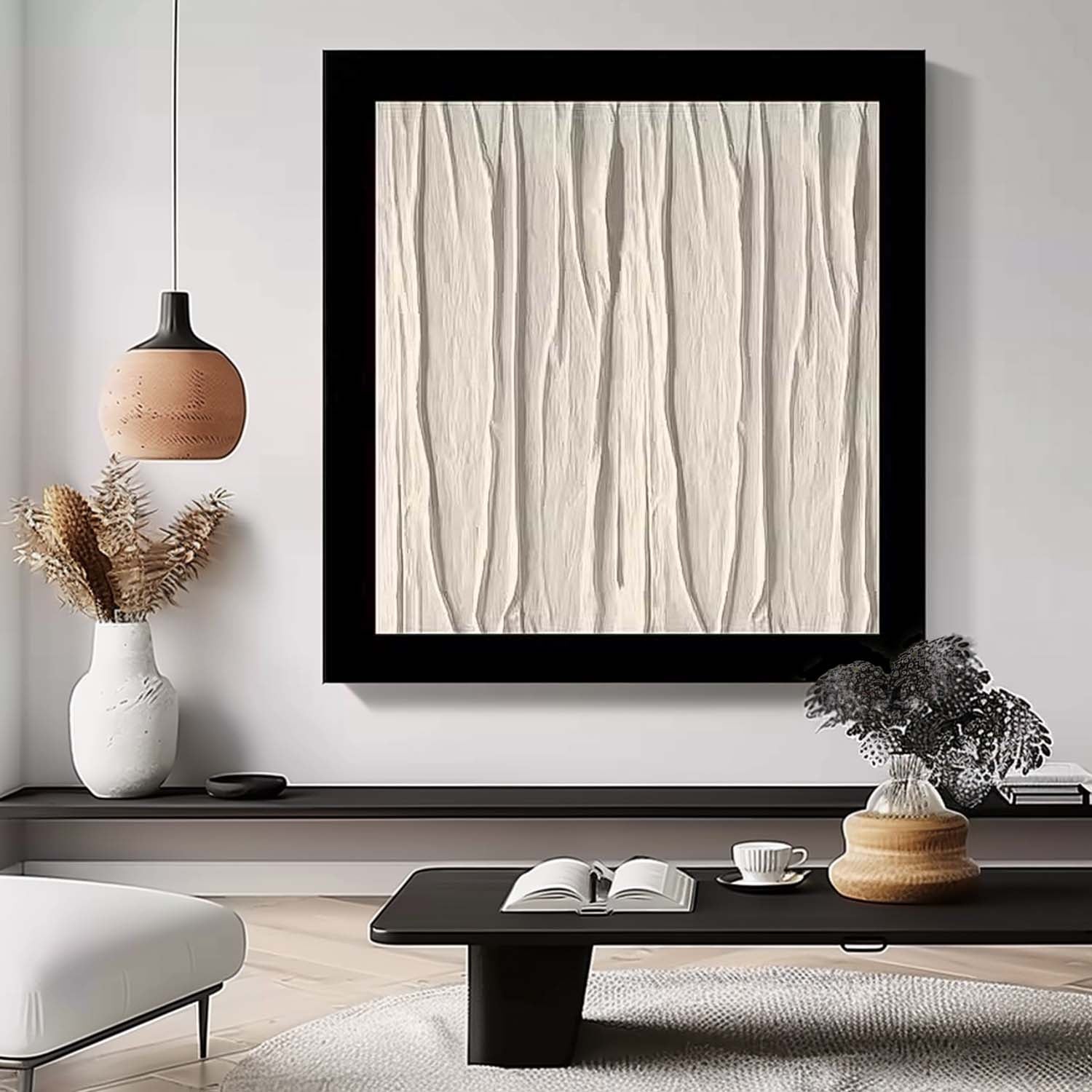 Wall Art Minimalist Grid Geometric Contemporary