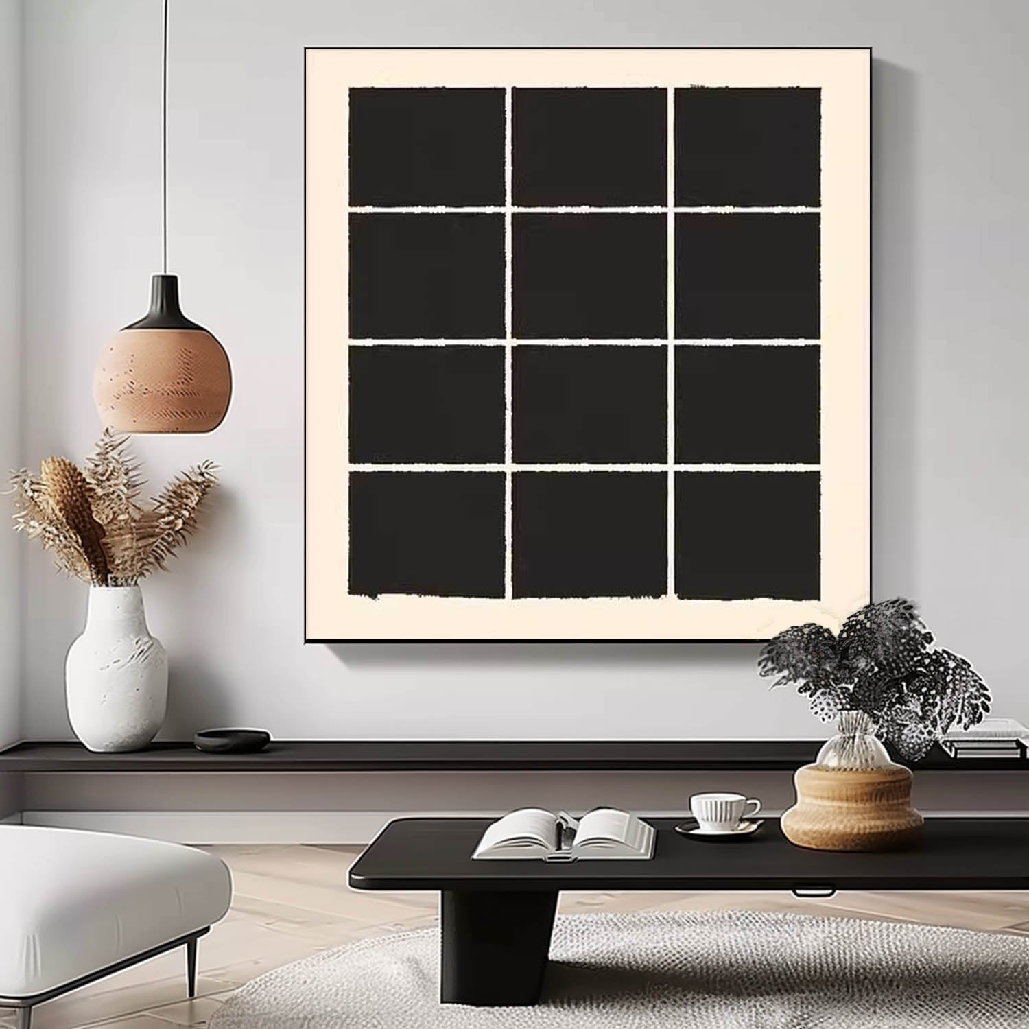Wall Art Understated Minimalist Elegant Grid