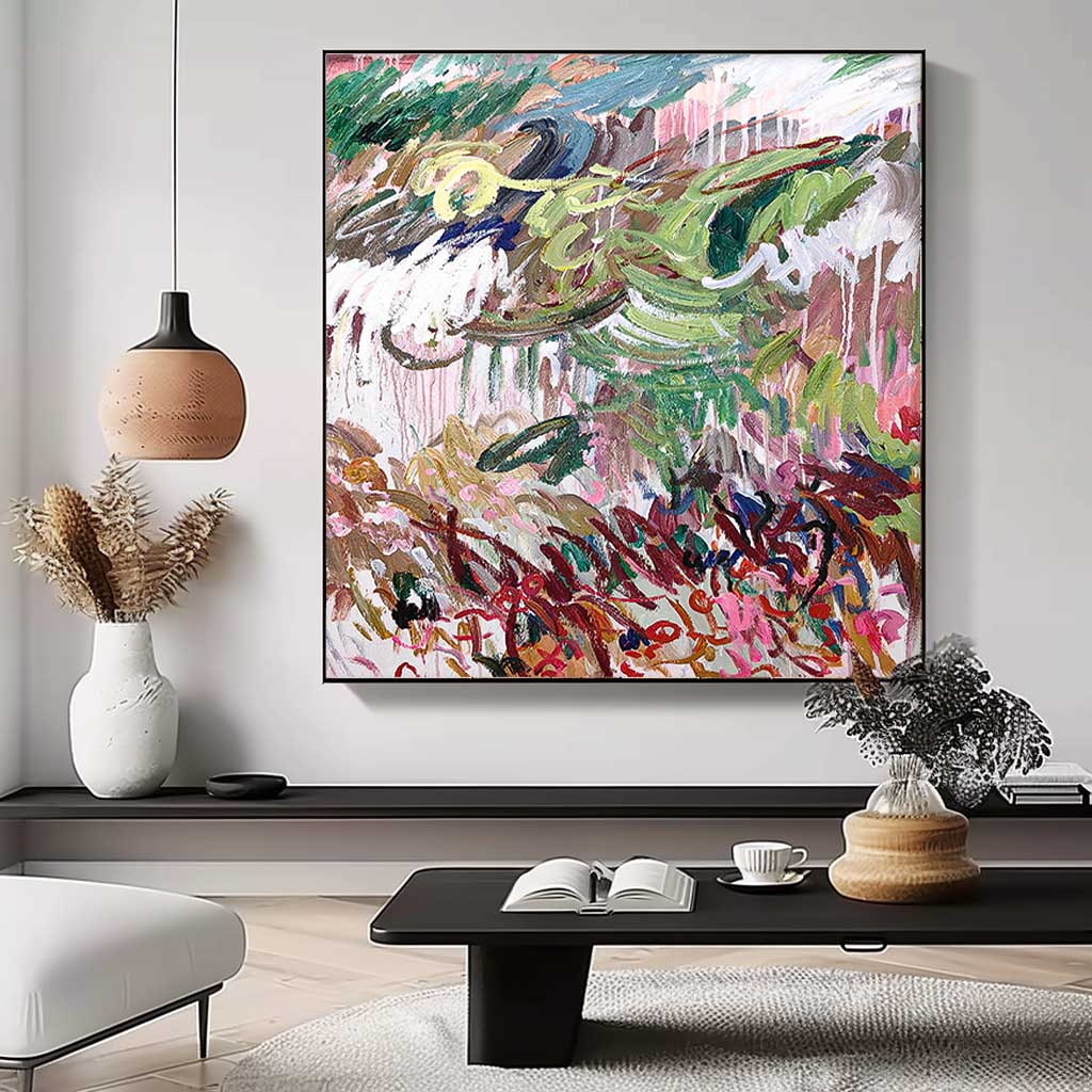 Wall Art Abstract Expressionist Botanical Modern