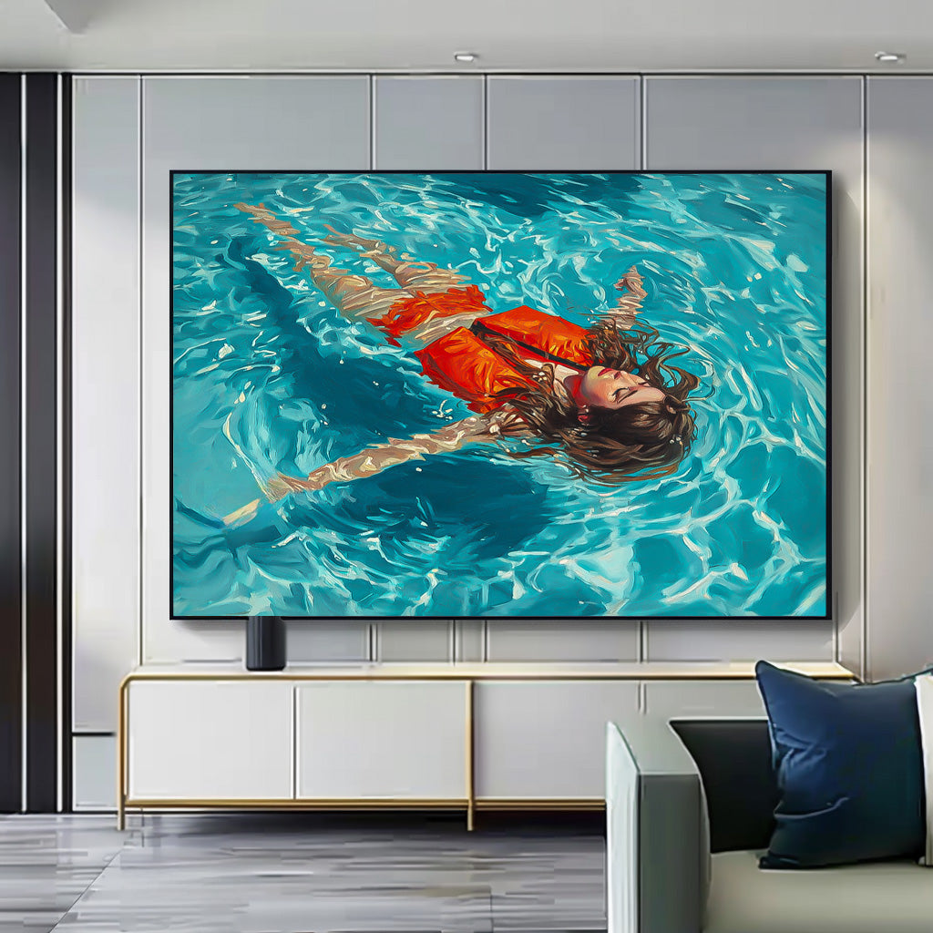 Wall Art People Ethereal Underwater Abstract