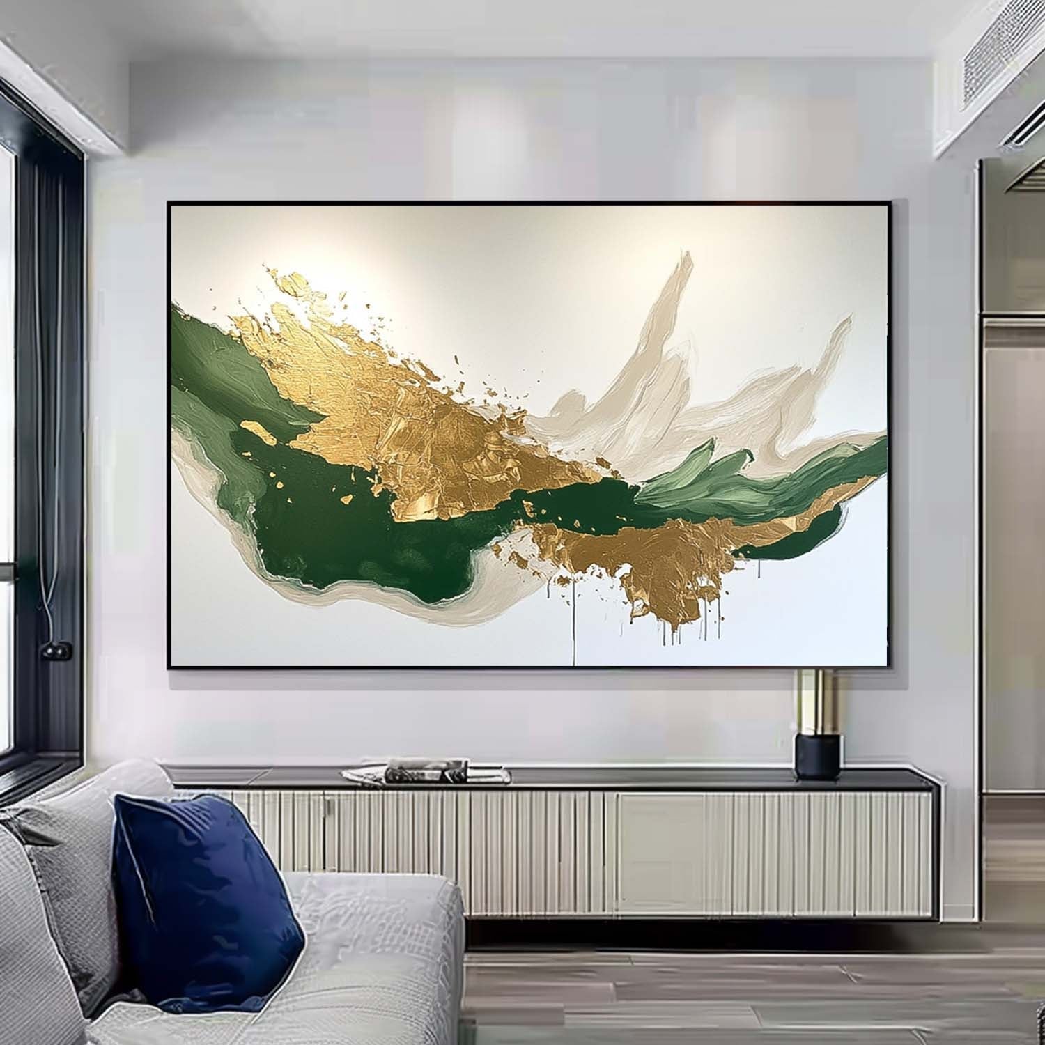 Abstract Canvas Art AB595 - Neutralighting
