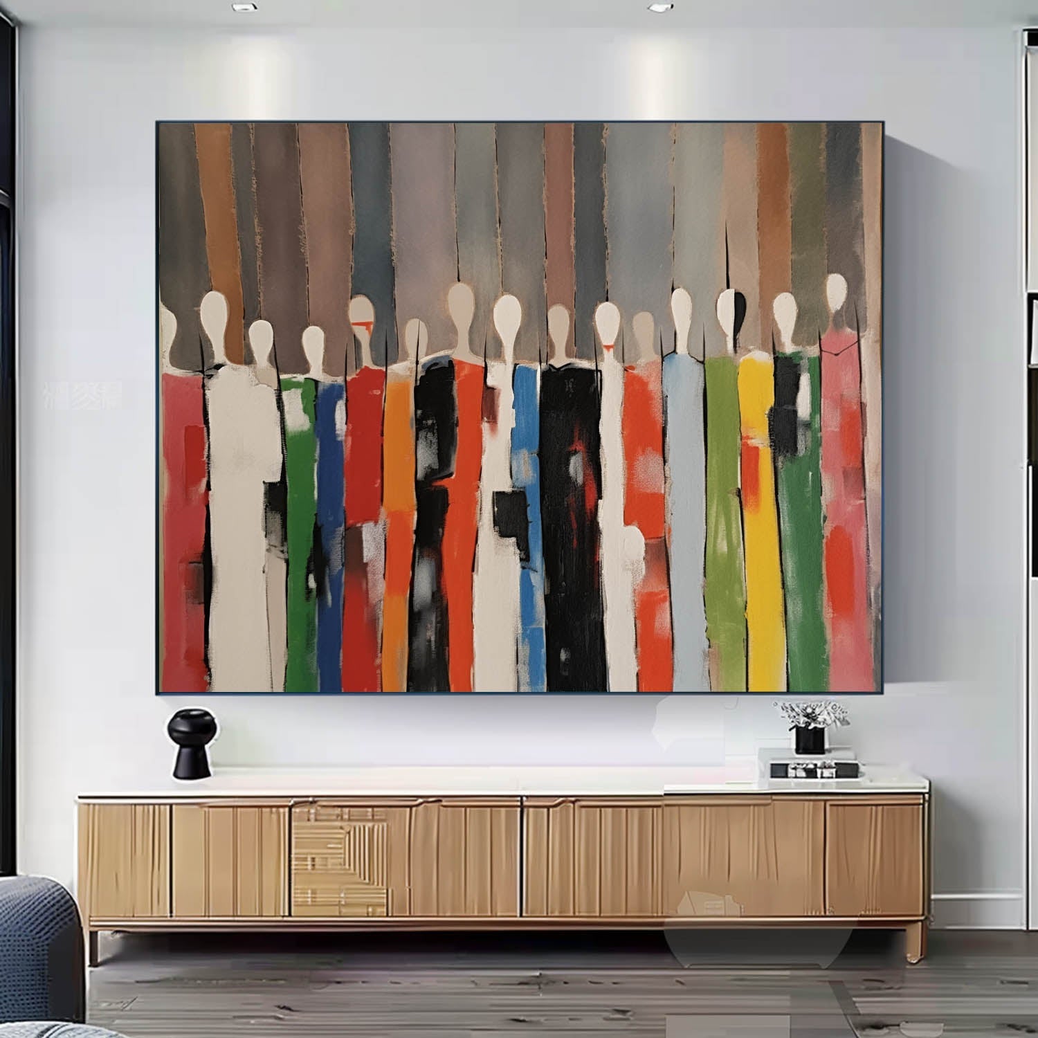 Wall Art Elegant Figurative Meditative Decor