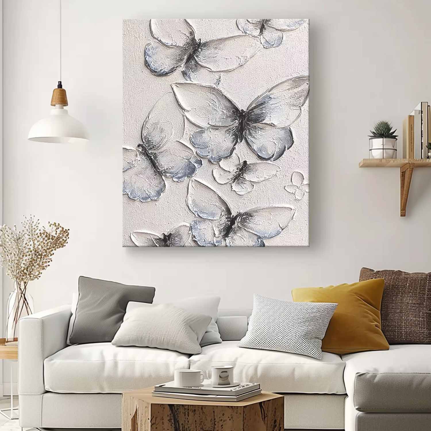 Wall Art Impasto Elegant Animal Painterly
