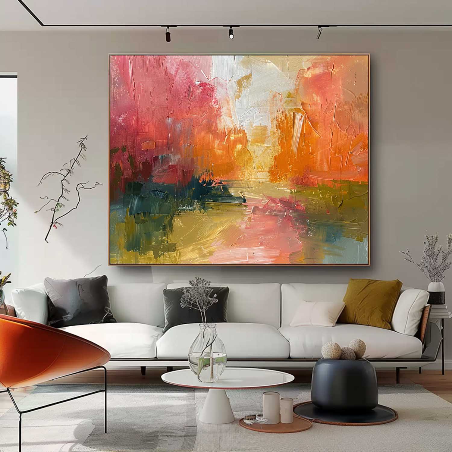 Wall Art Abstract Landscape Healing Autumn