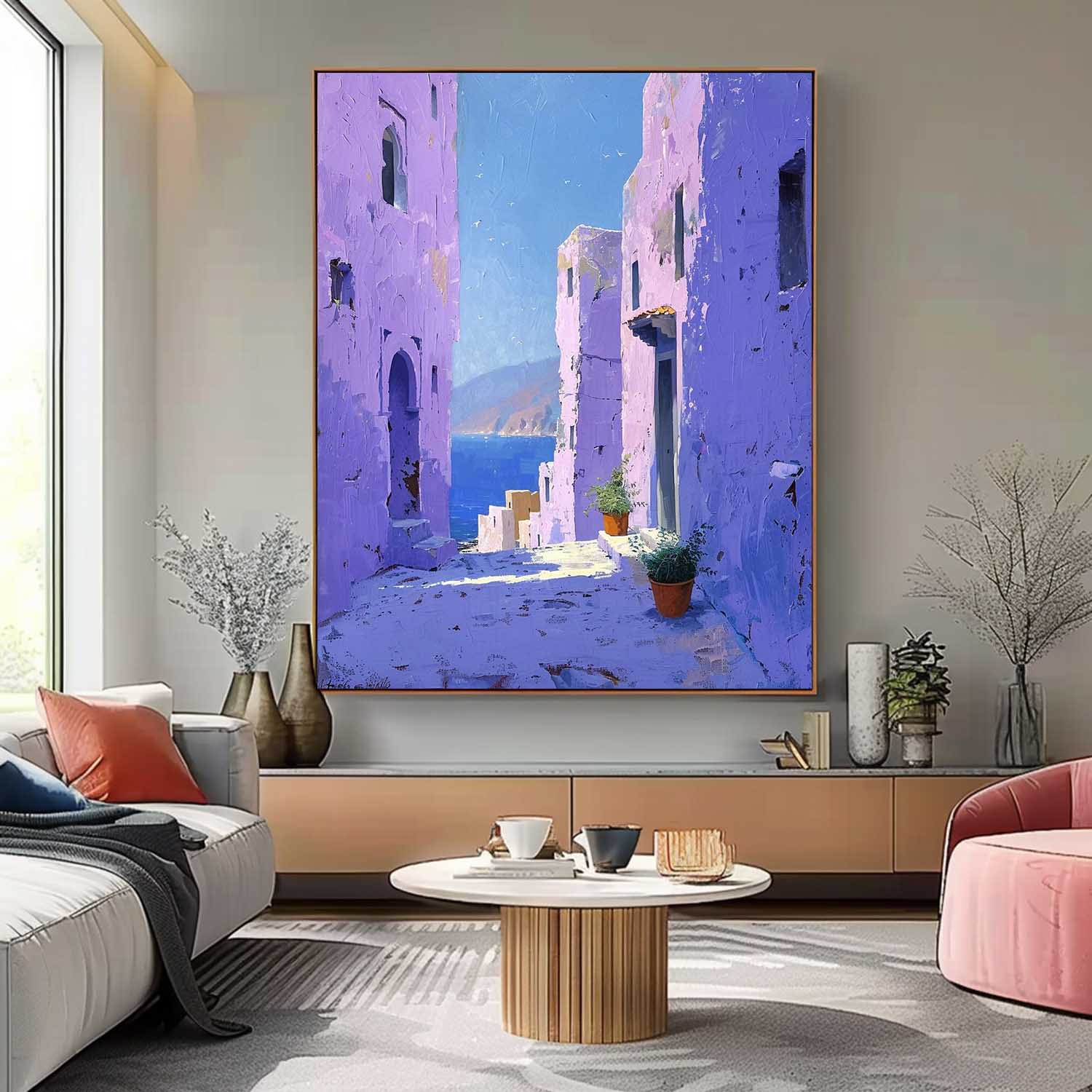 Wall Art Impasto Architecture Impressionist