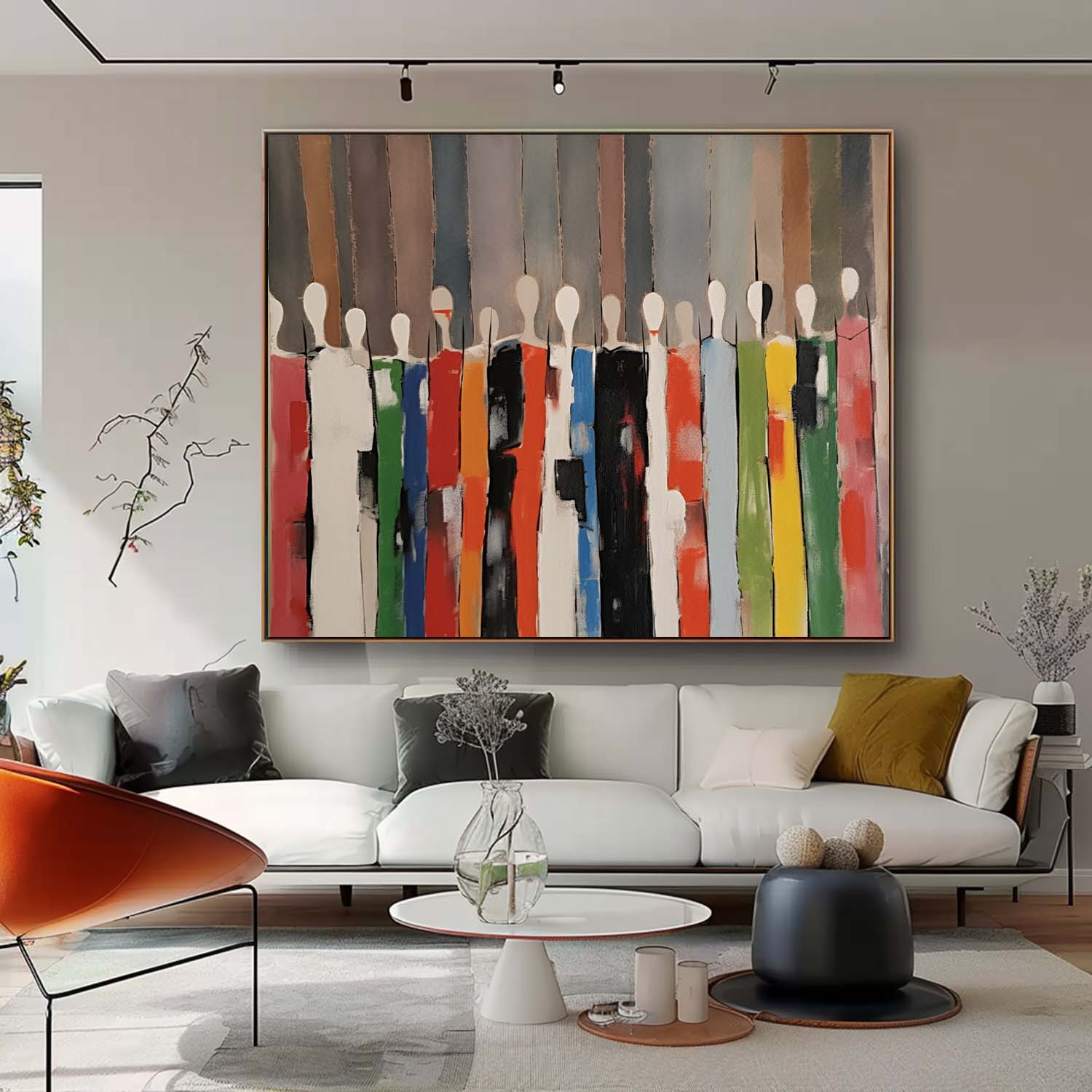 Wall Art Elegant Figurative Meditative Decor