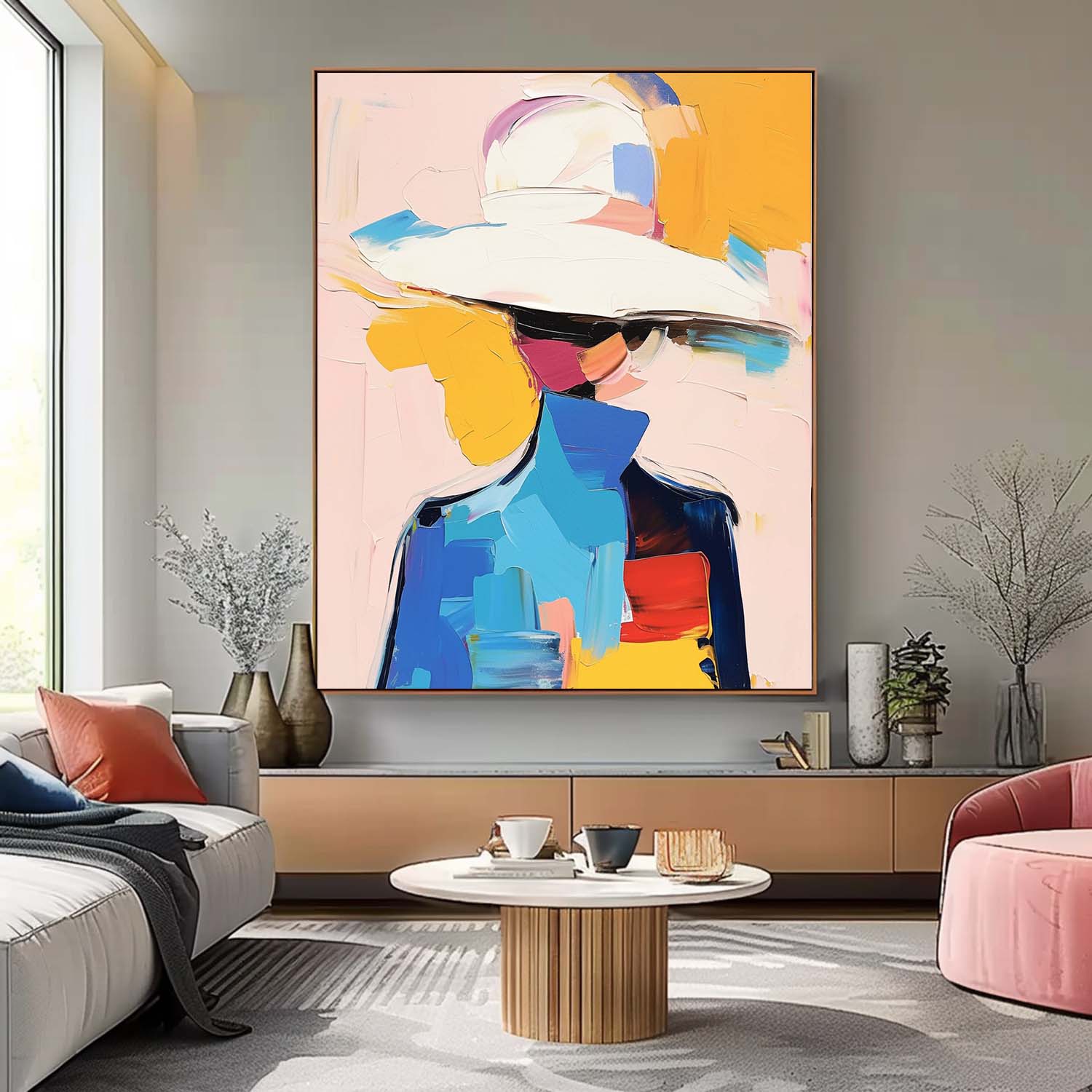 Wall Art Expressive People Modern Abstract