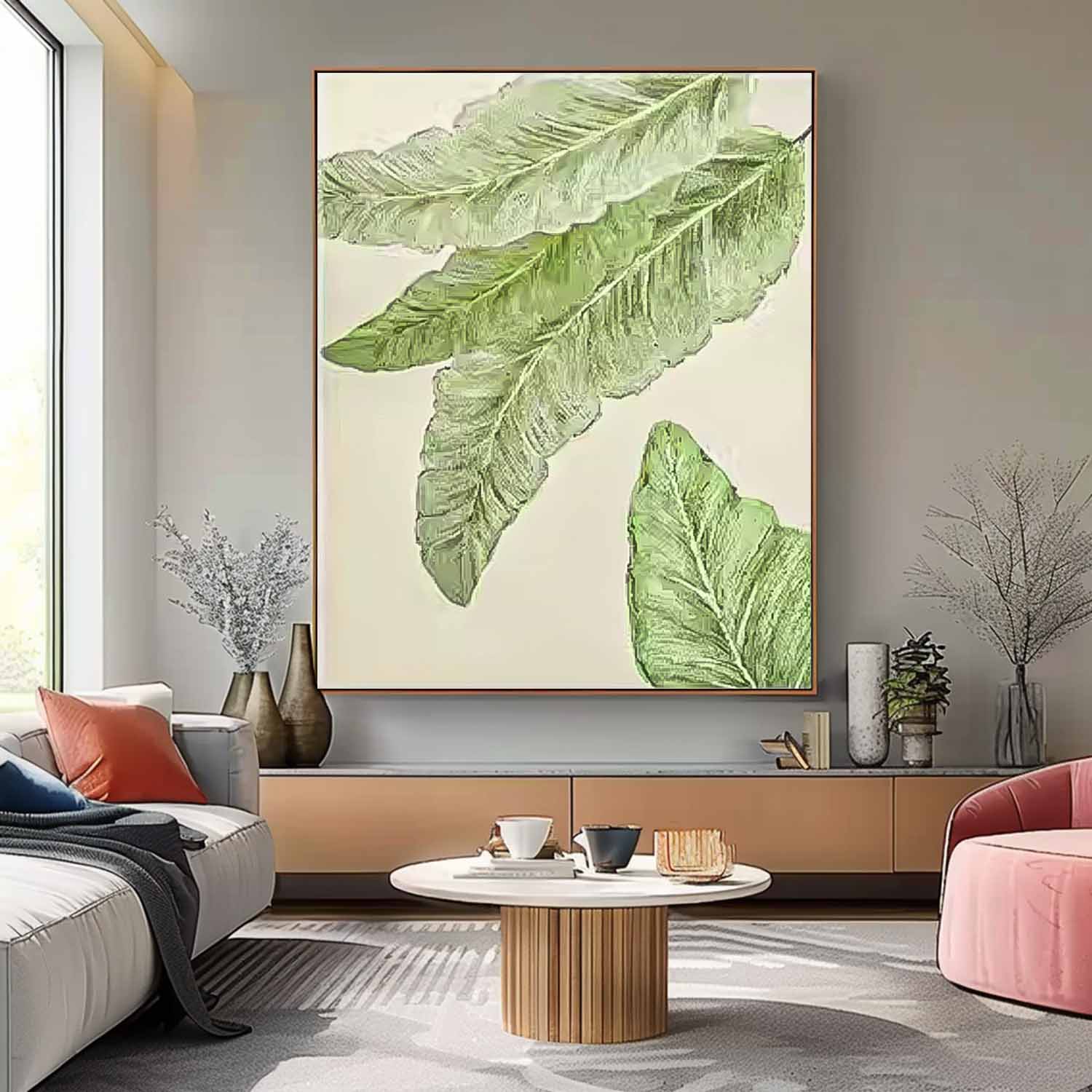 Wall Art Flower Botanical Painterly Modern
