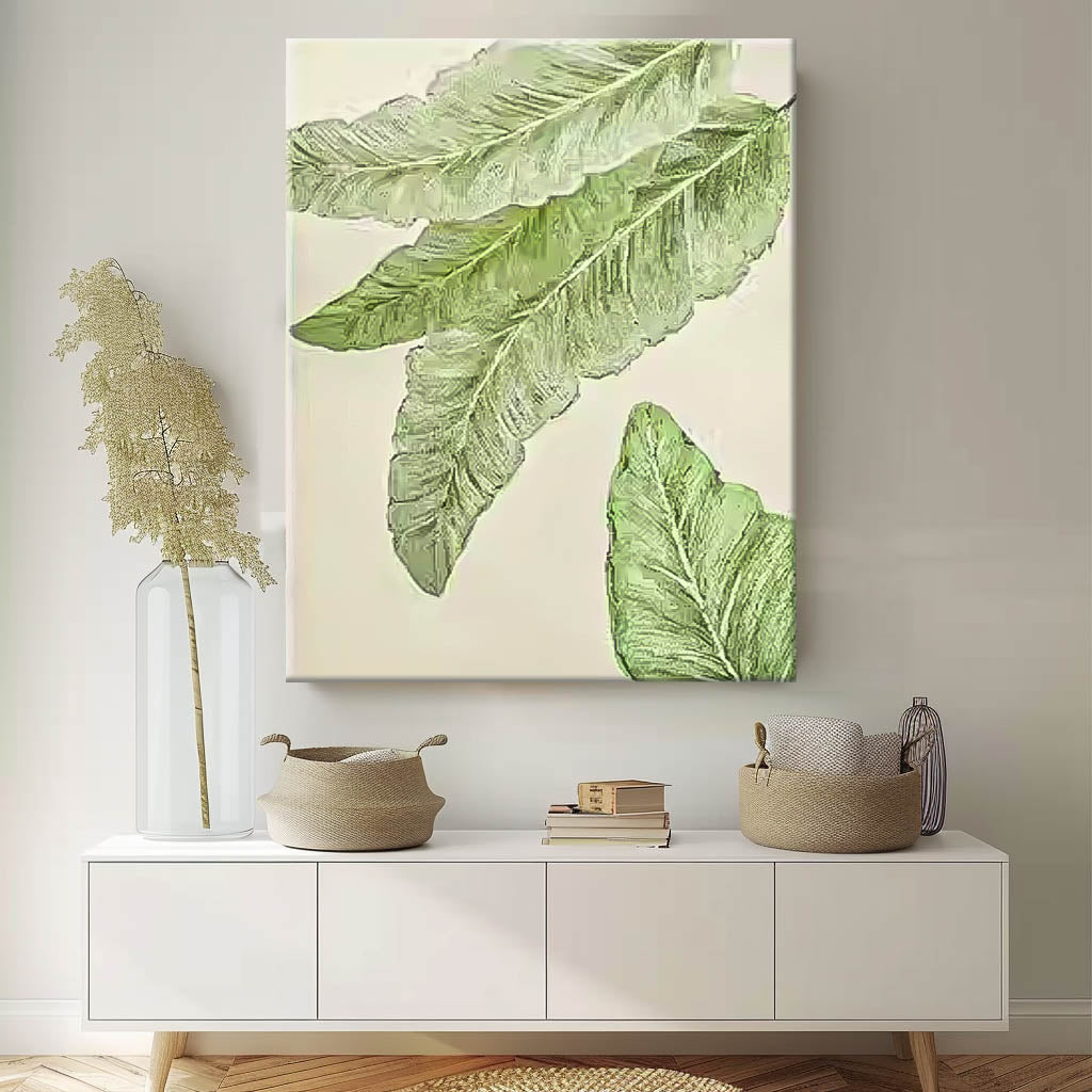 Wall Art Flower Botanical Painterly Modern