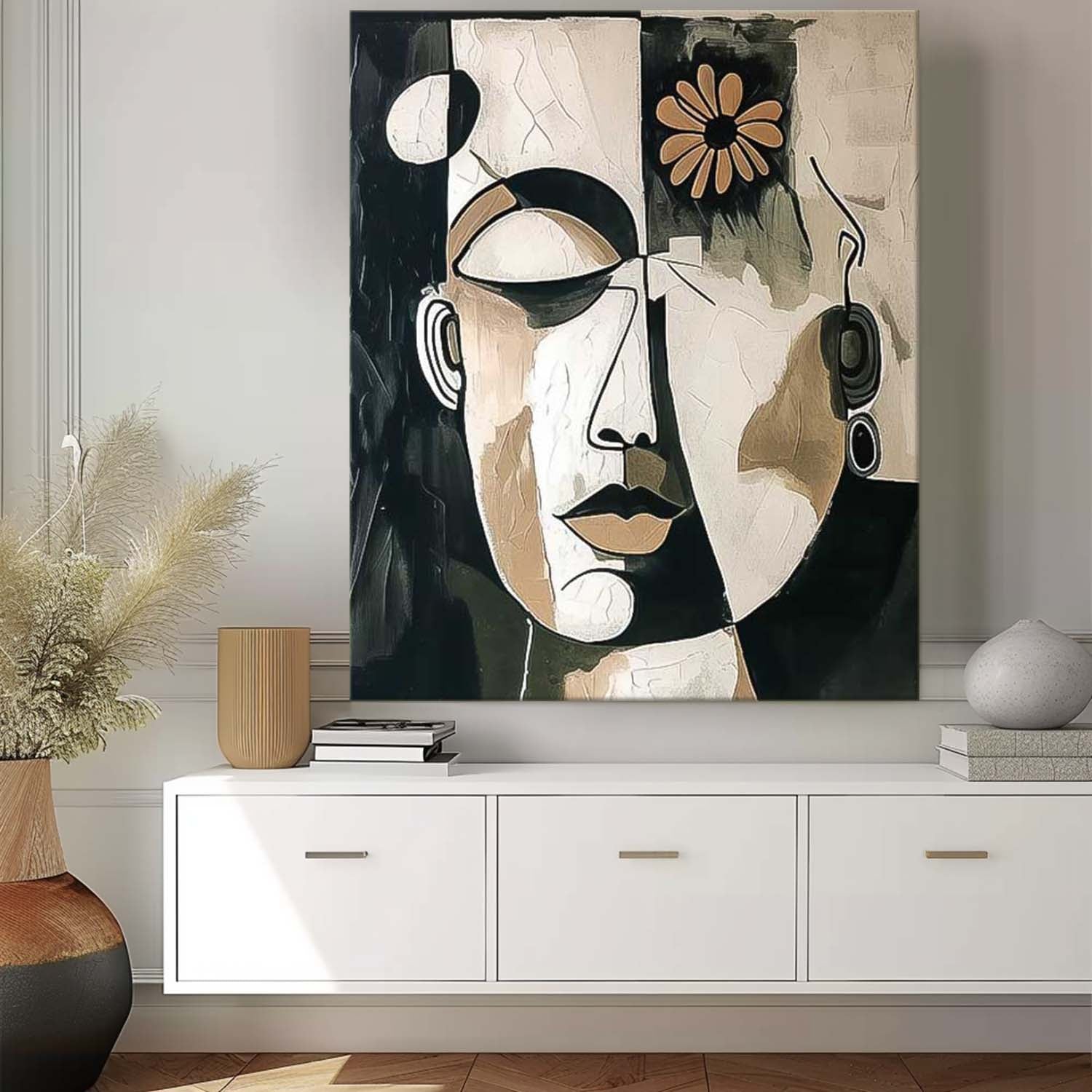 Wall Art Cubist People Modern Abstract