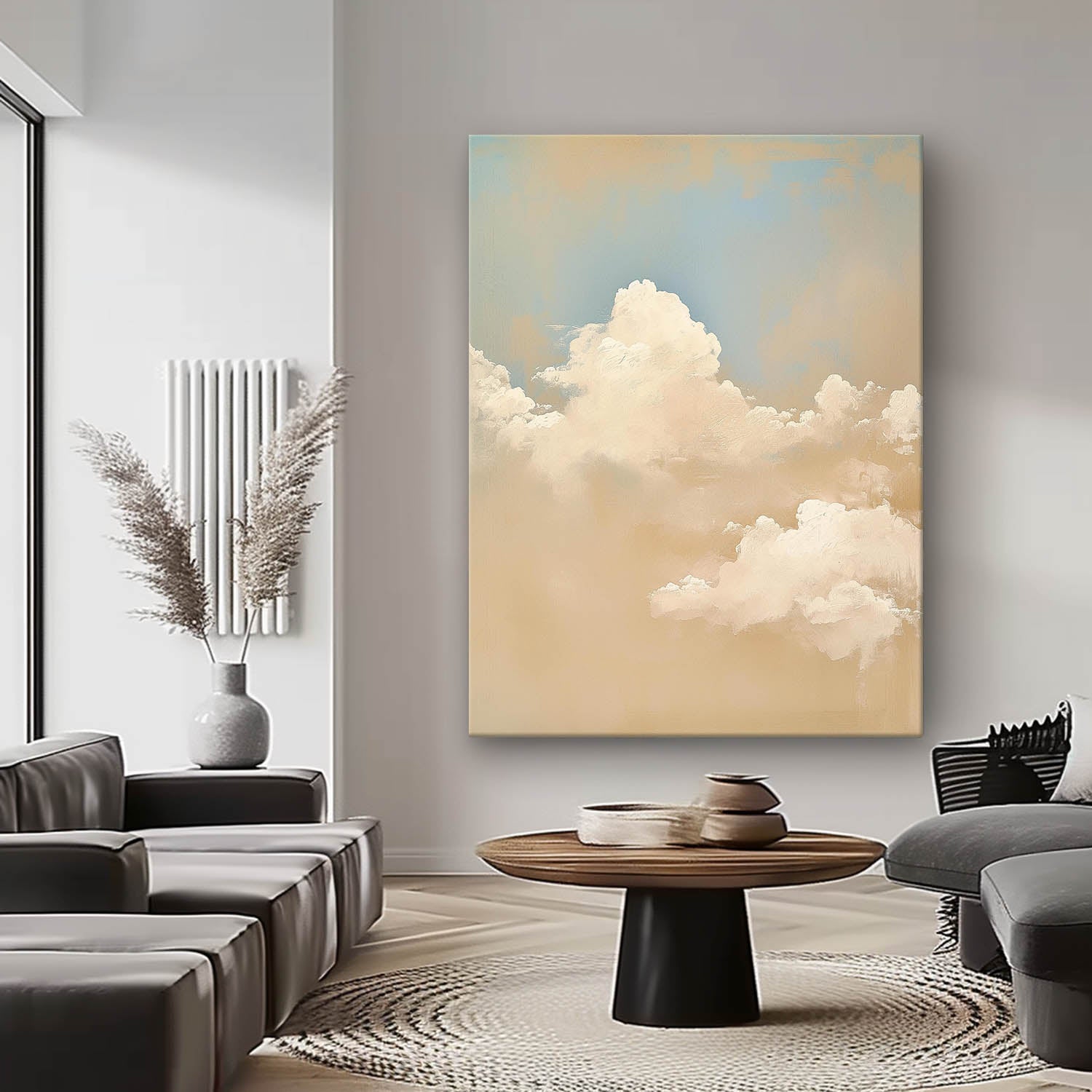Wall Art Landscape Impasto Soft Cloud