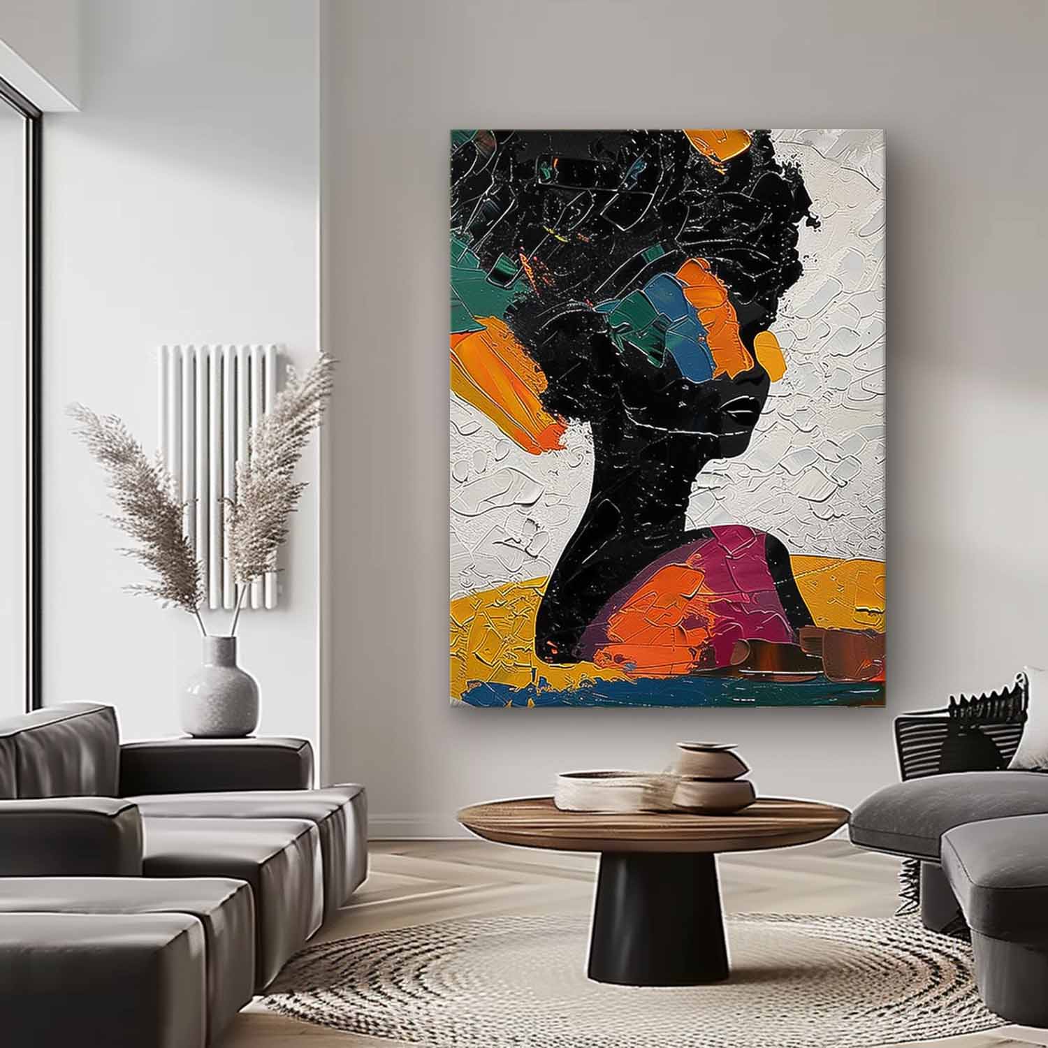 Wall Art Impasto People Expressionist Modern