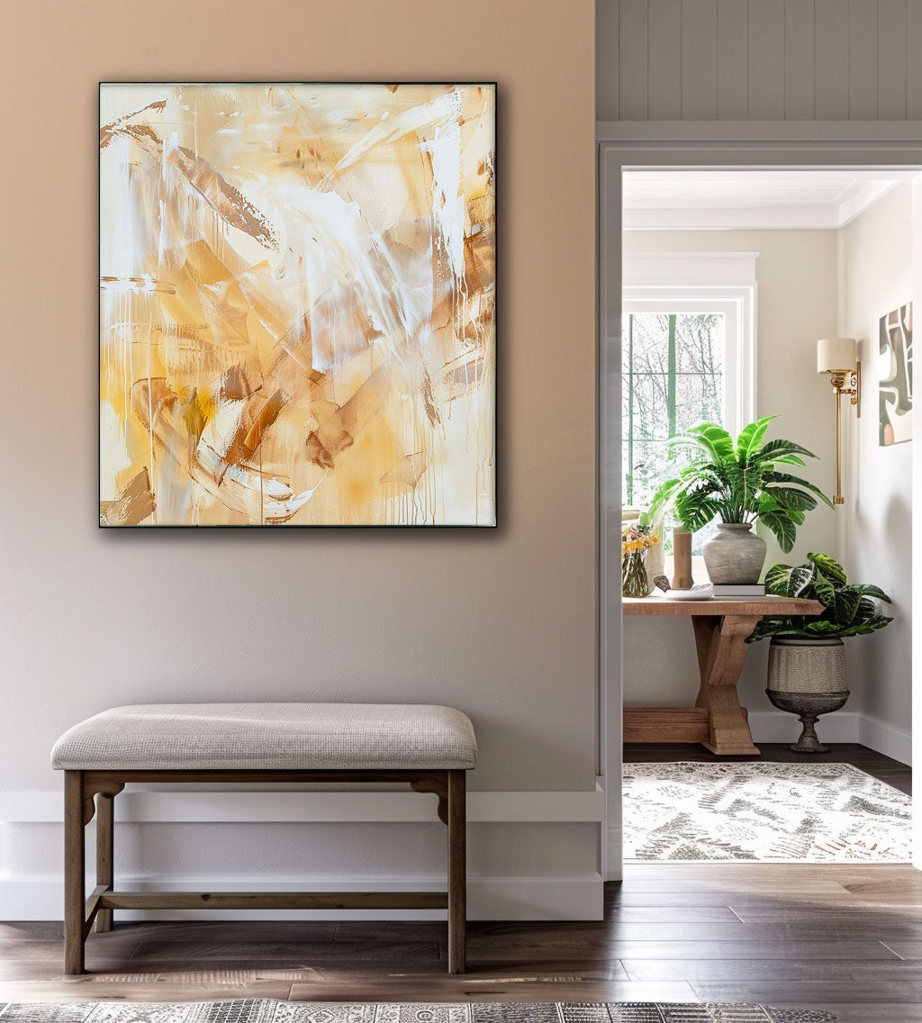 Wall Art Abstract Contemporary Serene Decor