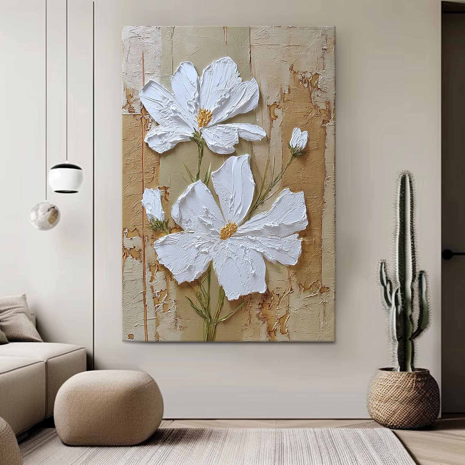 Flower Canvas Art FL266 - Neutralighting