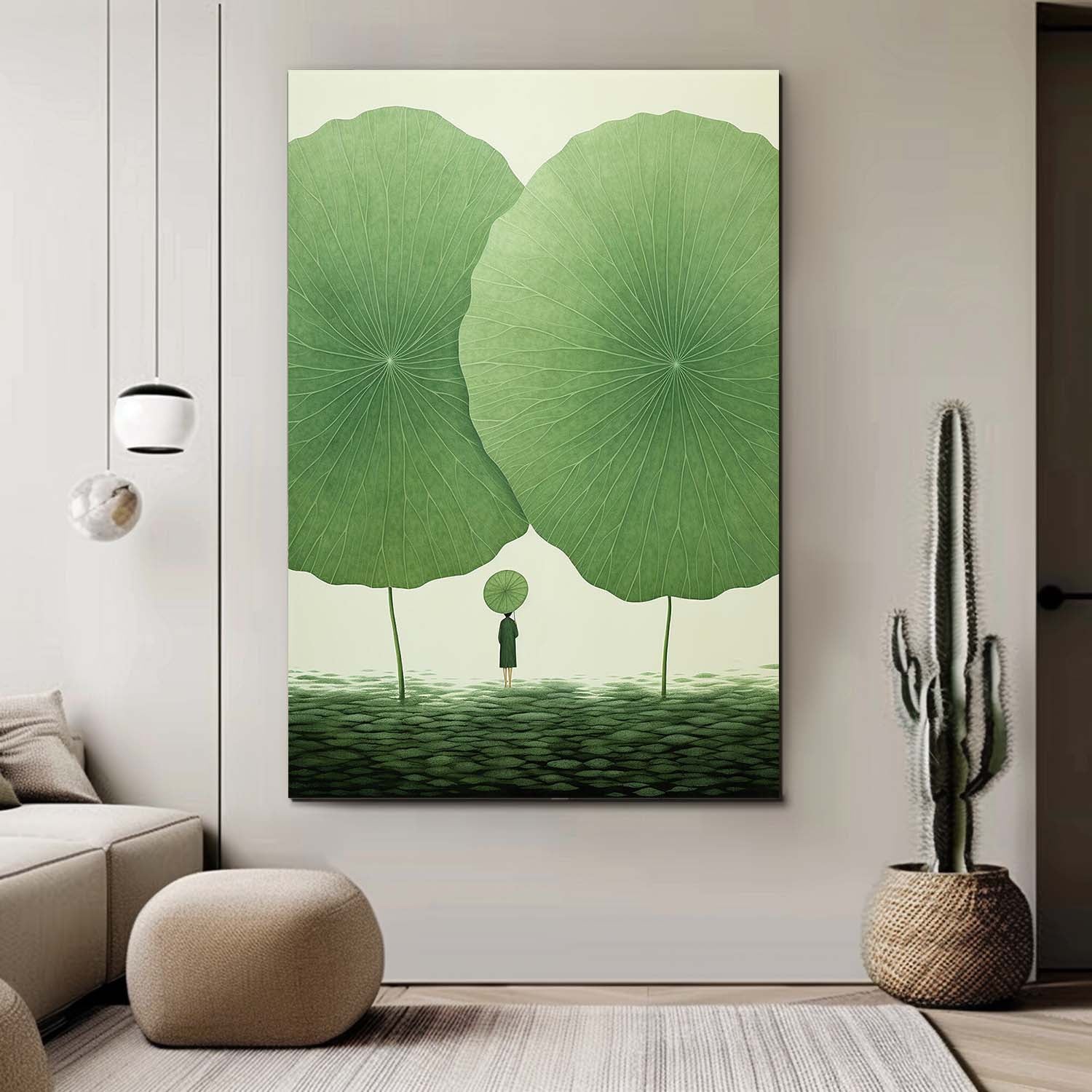Wall Art Flower Oriental Serene Meditative