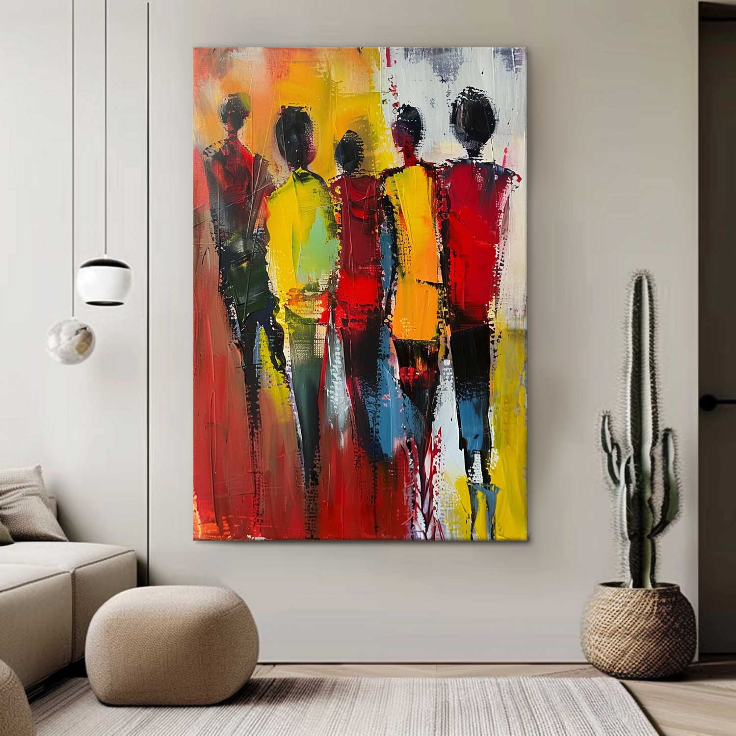 Wall Art People Serene Minimalist Neutral